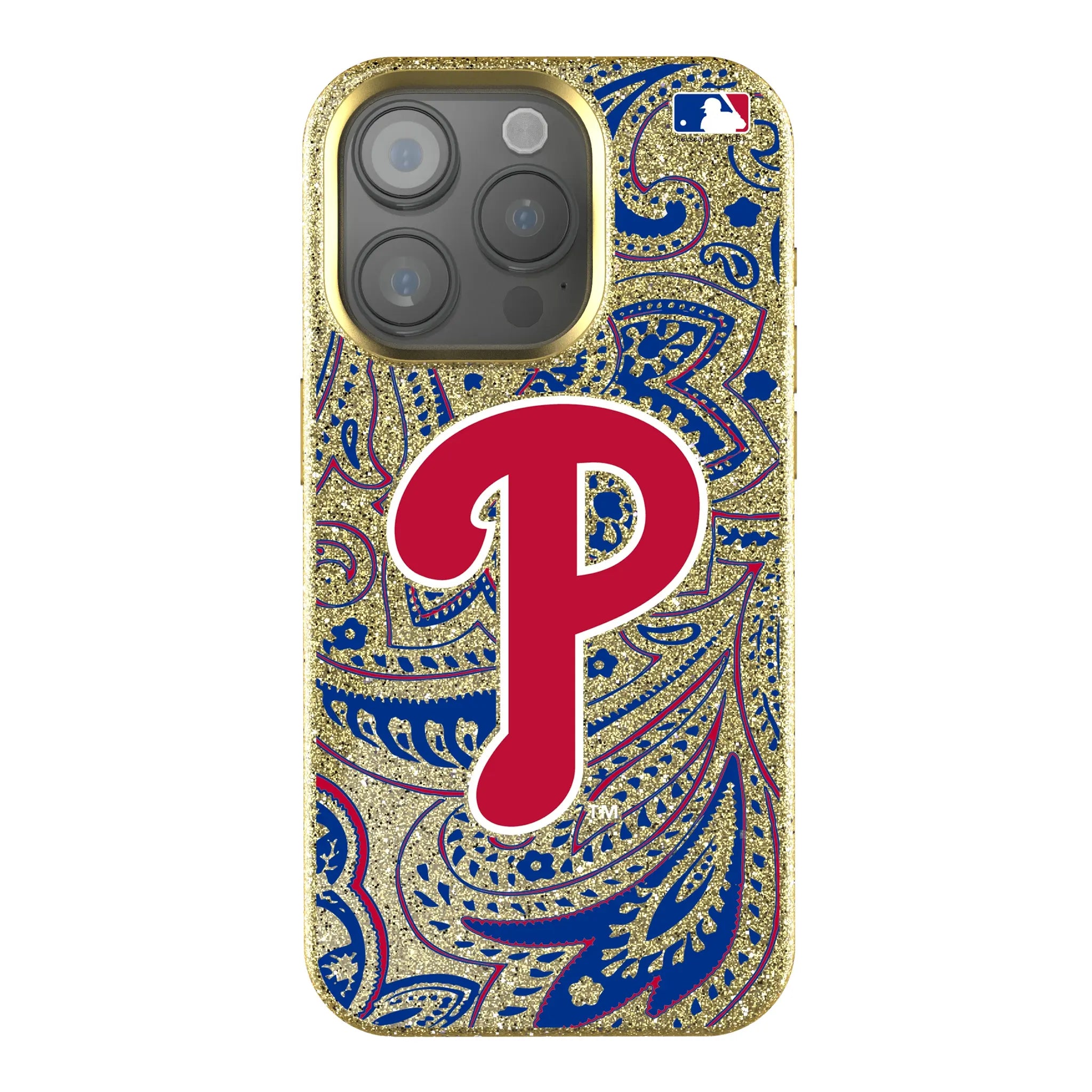 Philadelphia Phillies Paisley iPhone Bling Phone Case for Apple iPhone