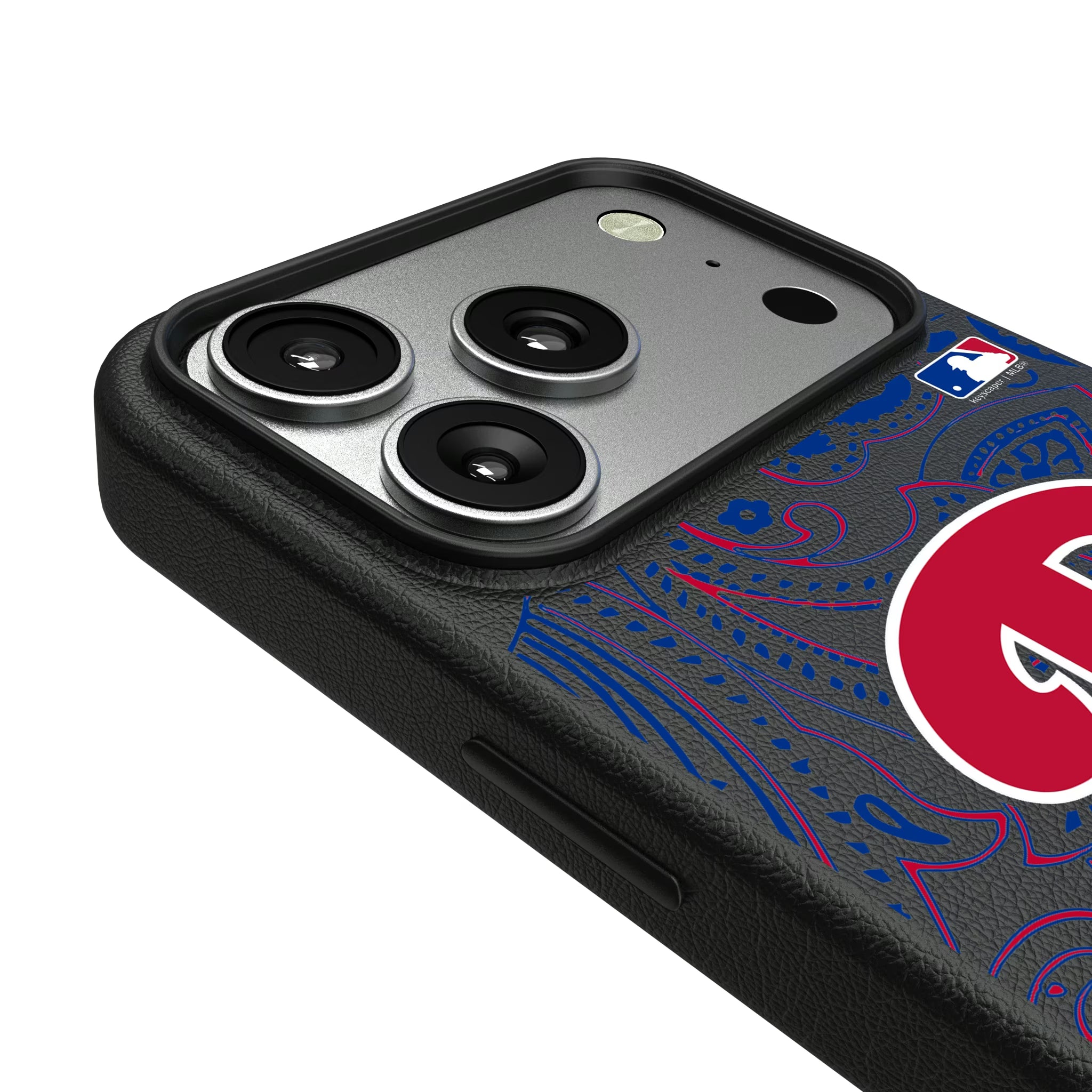 Philadelphia Phillies Paisley iPhone MagSafe Compatible Phone Case for Apple iPhone - Detail#Device_iPhone 17 Pro