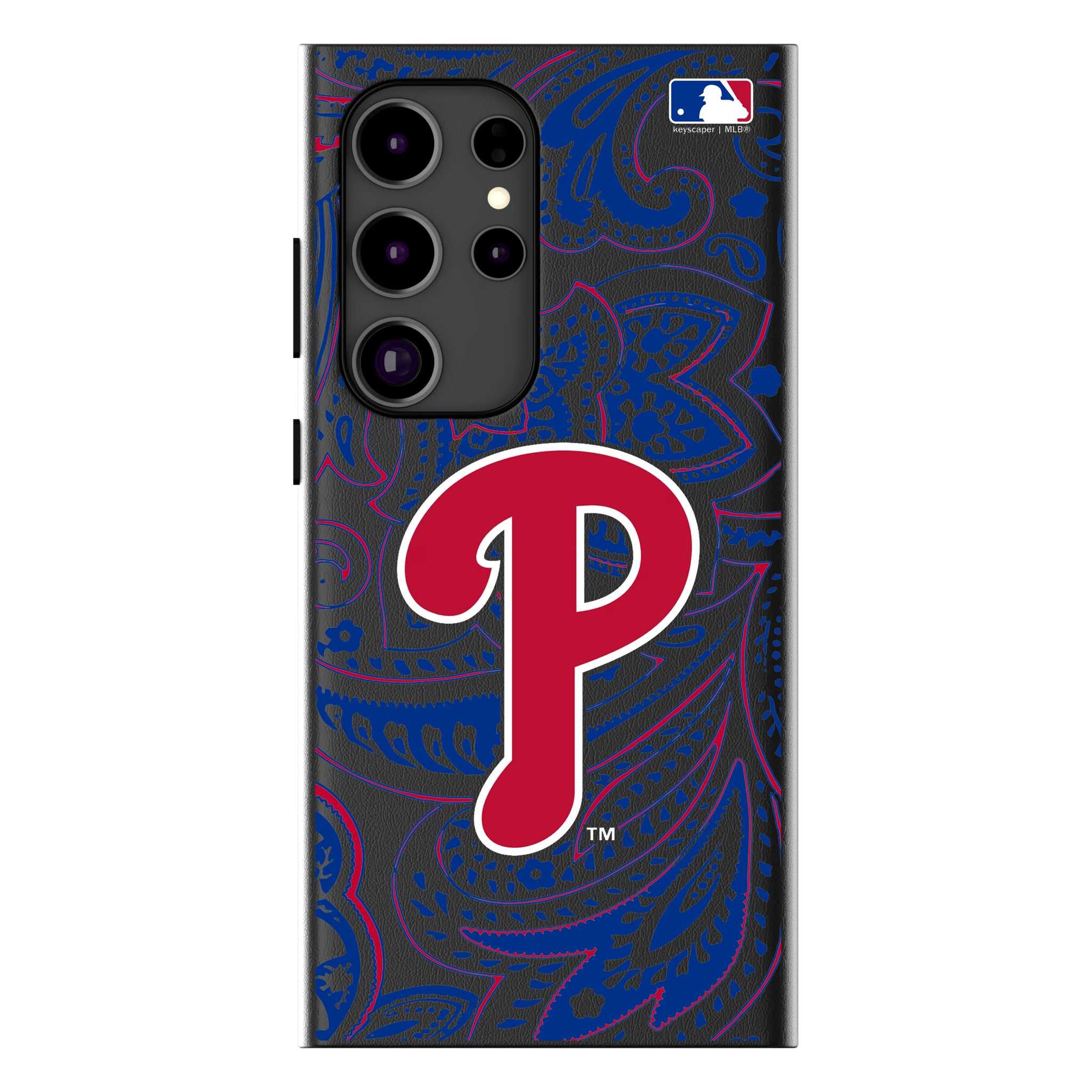 Philadelphia Phillies Paisley Galaxy MagSafe Compatible Phone Case for Samsung Galaxy