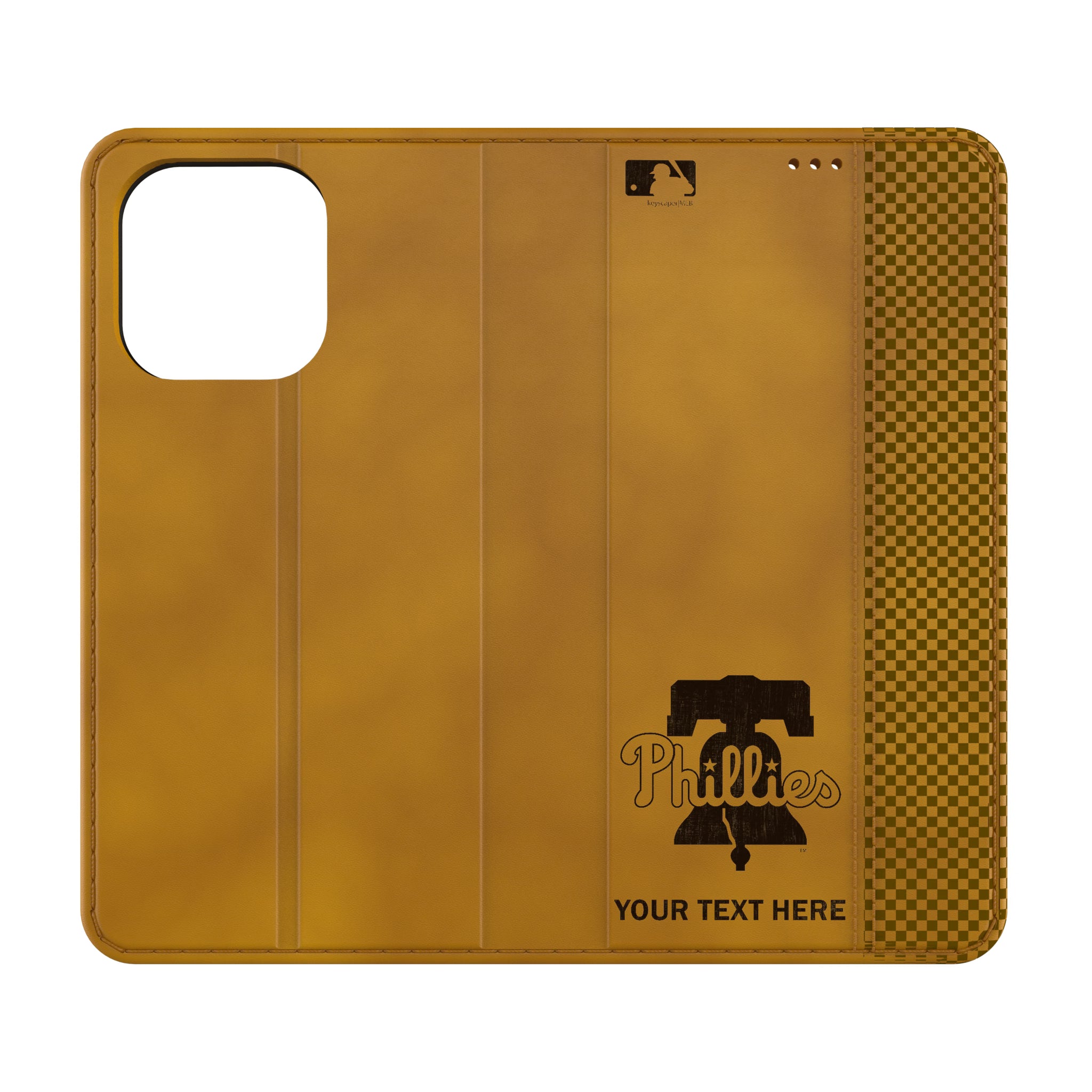 Philadelphia Phillies Personalized Burn iPhone Folio Phone Case for Apple iPhone