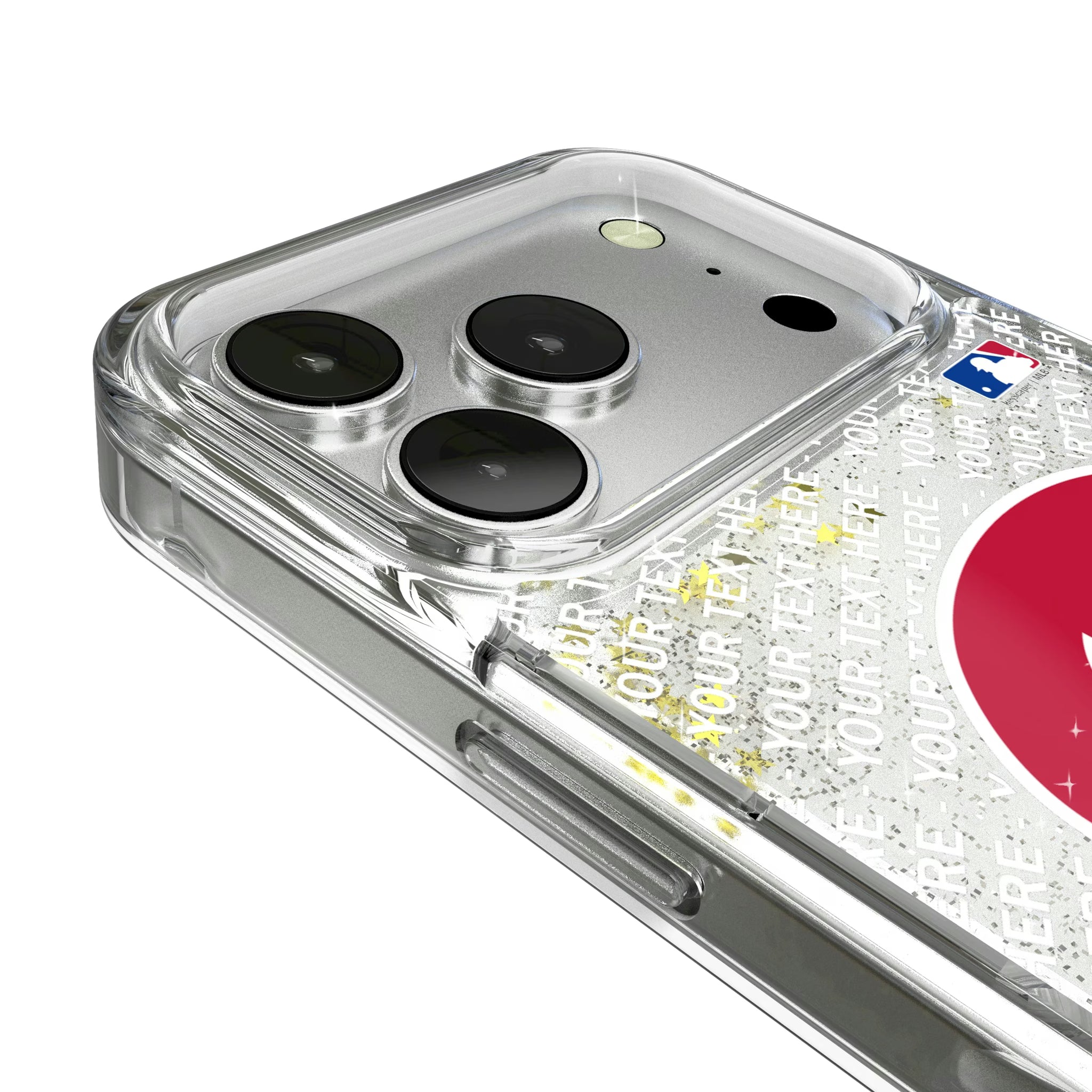 Philadelphia Phillies Personalized EndZone Plus iPhone Glitter Phone Case for Apple iPhone - Detail