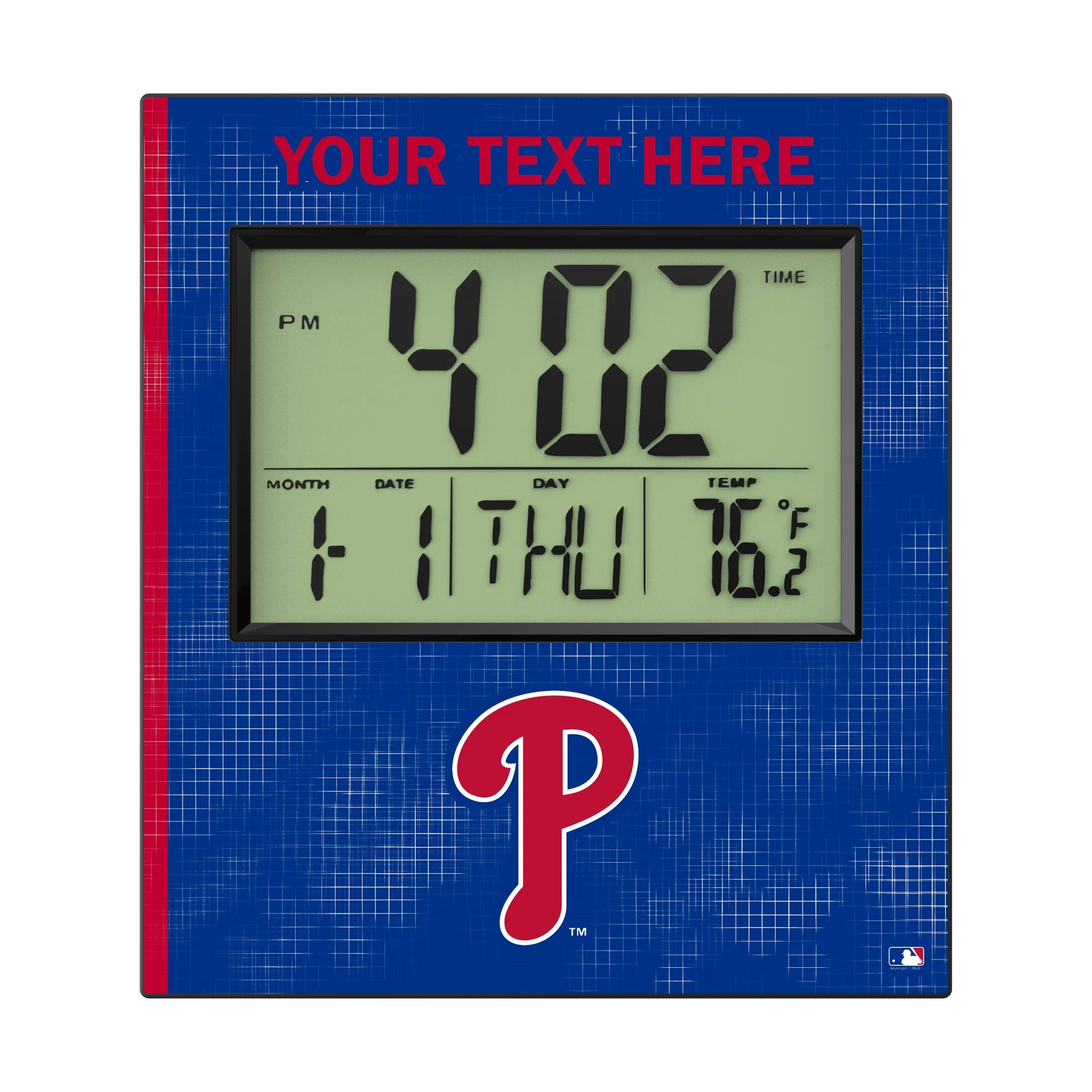 Philadelphia Phillies Personalized Hatch Wall Clock