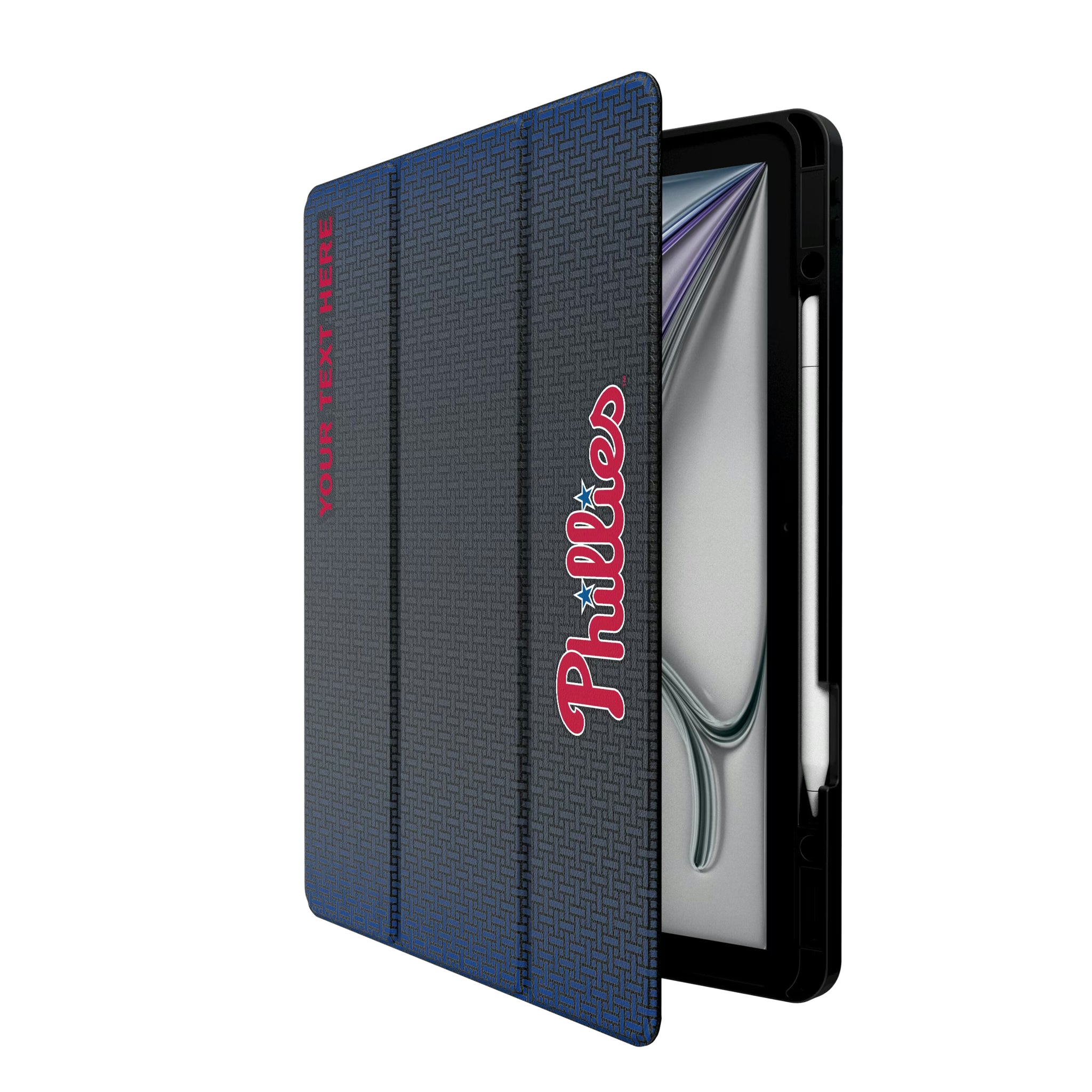 Philadelphia Phillies Personalized Linen iPad Tablet Case for Apple iPad