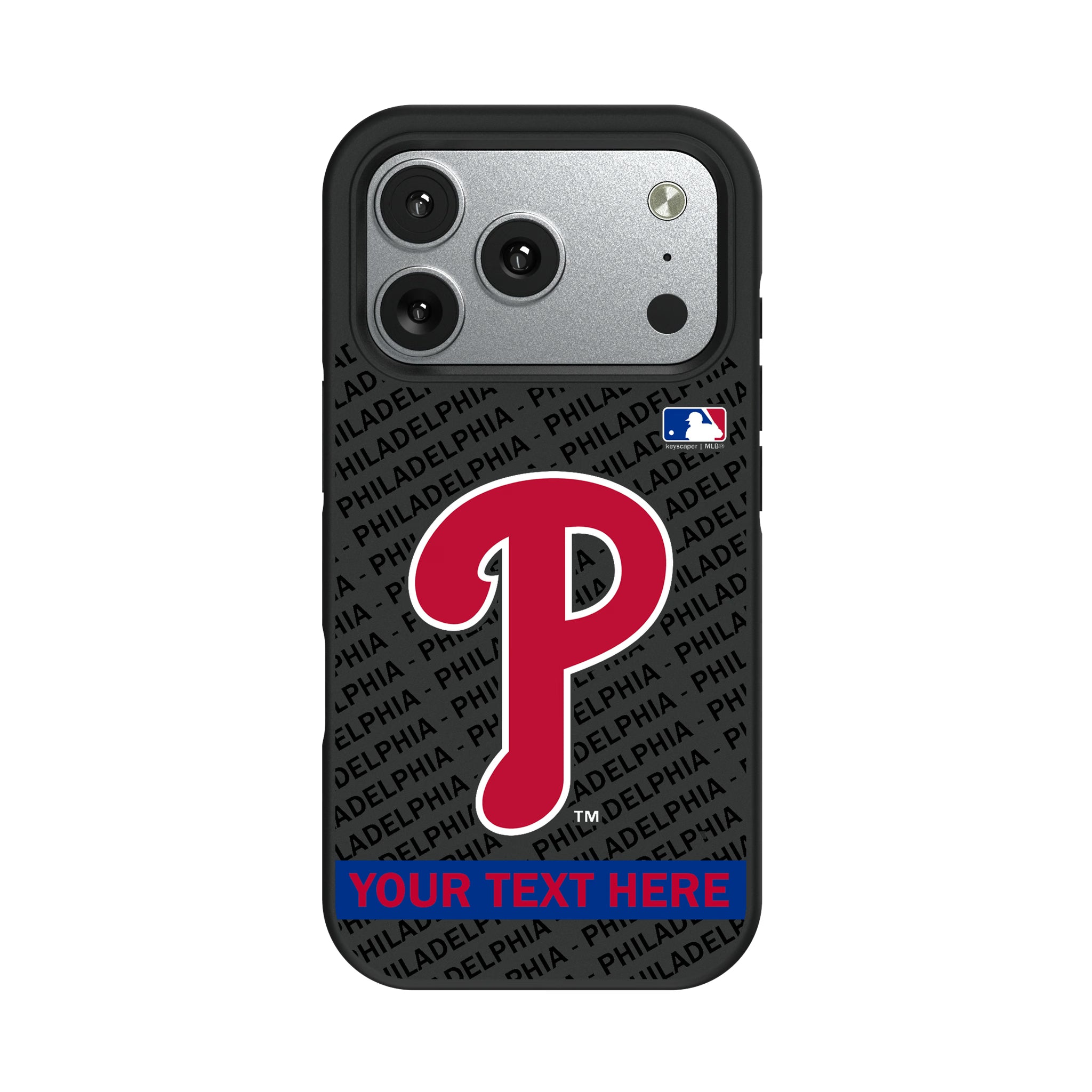 Philadelphia Phillies Personalized Tilt iPhone Bump Phone Case for Apple iPhone#Device_iPhone 17 Pro