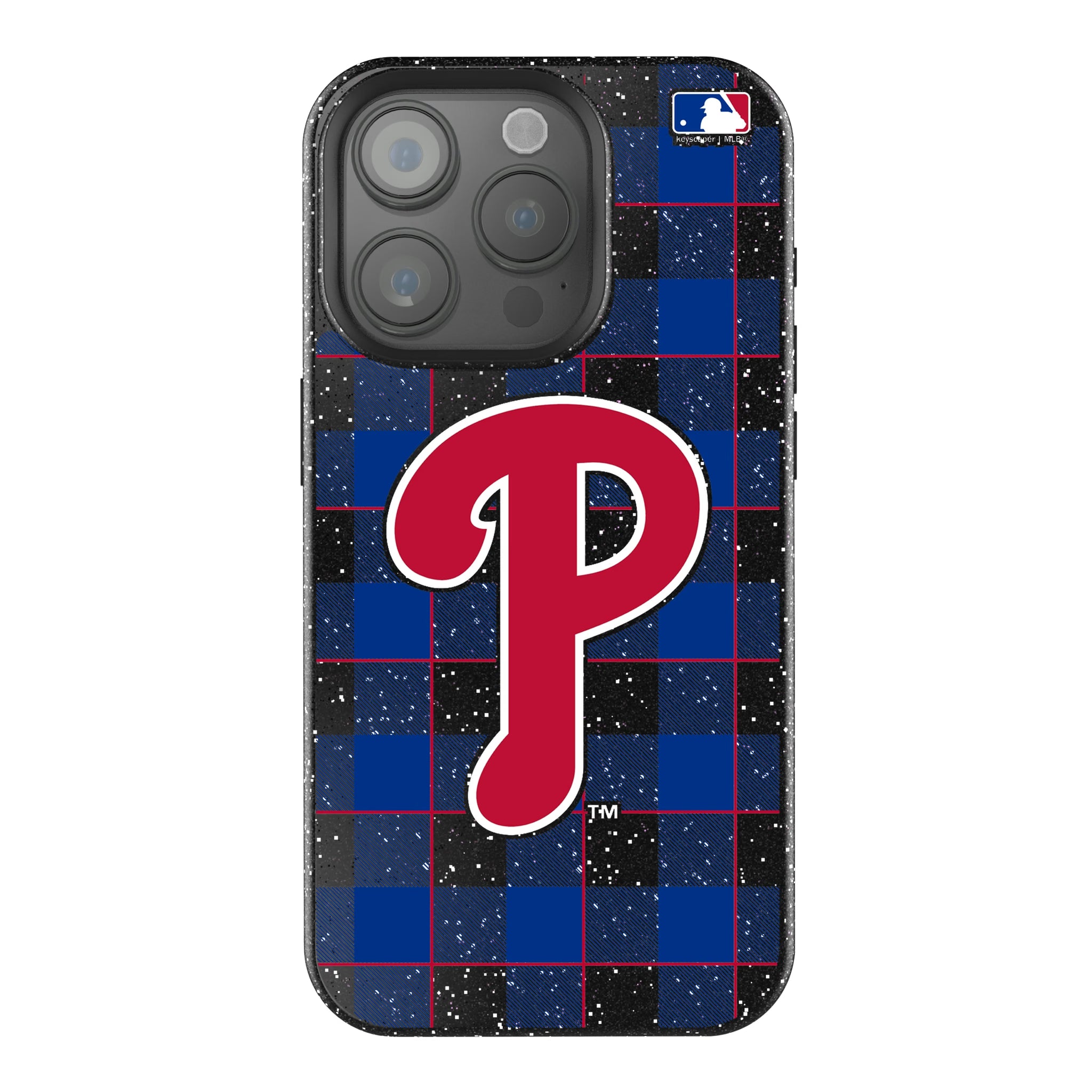 Philadelphia Phillies Plaid iPhone Bling Phone Case for Apple iPhone