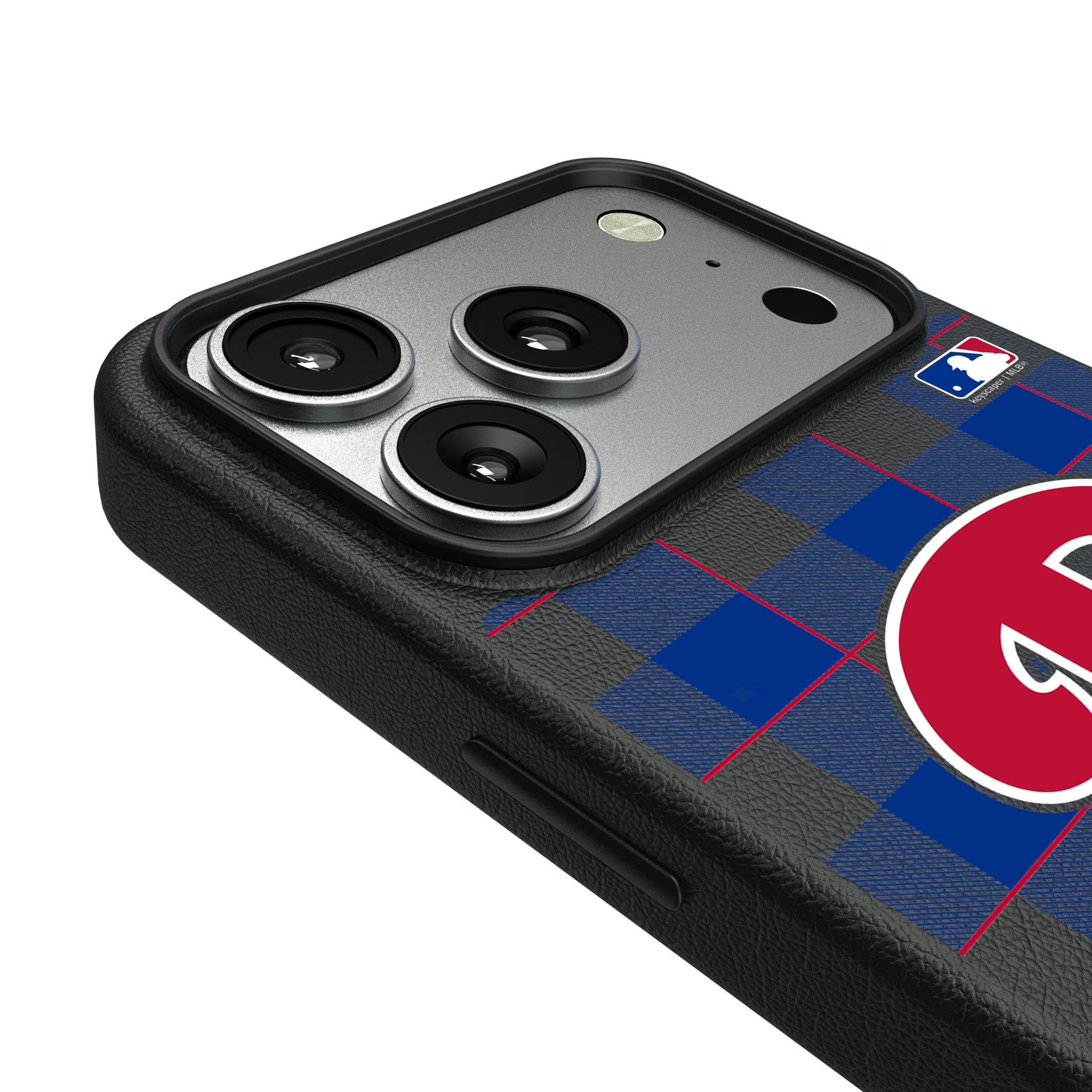 Philadelphia Phillies Plaid iPhone MagSafe Compatible Phone Case for Apple iPhone - Detail#Device_iPhone 17 Pro