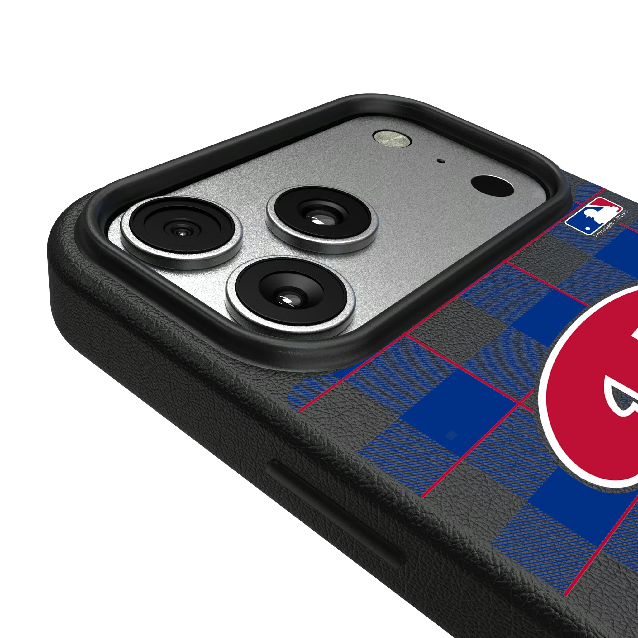 Philadelphia Phillies Plaid iPhone MagSafe Compatible Phone Case for Apple iPhone - Detail#Device_iPhone 17 Pro Max