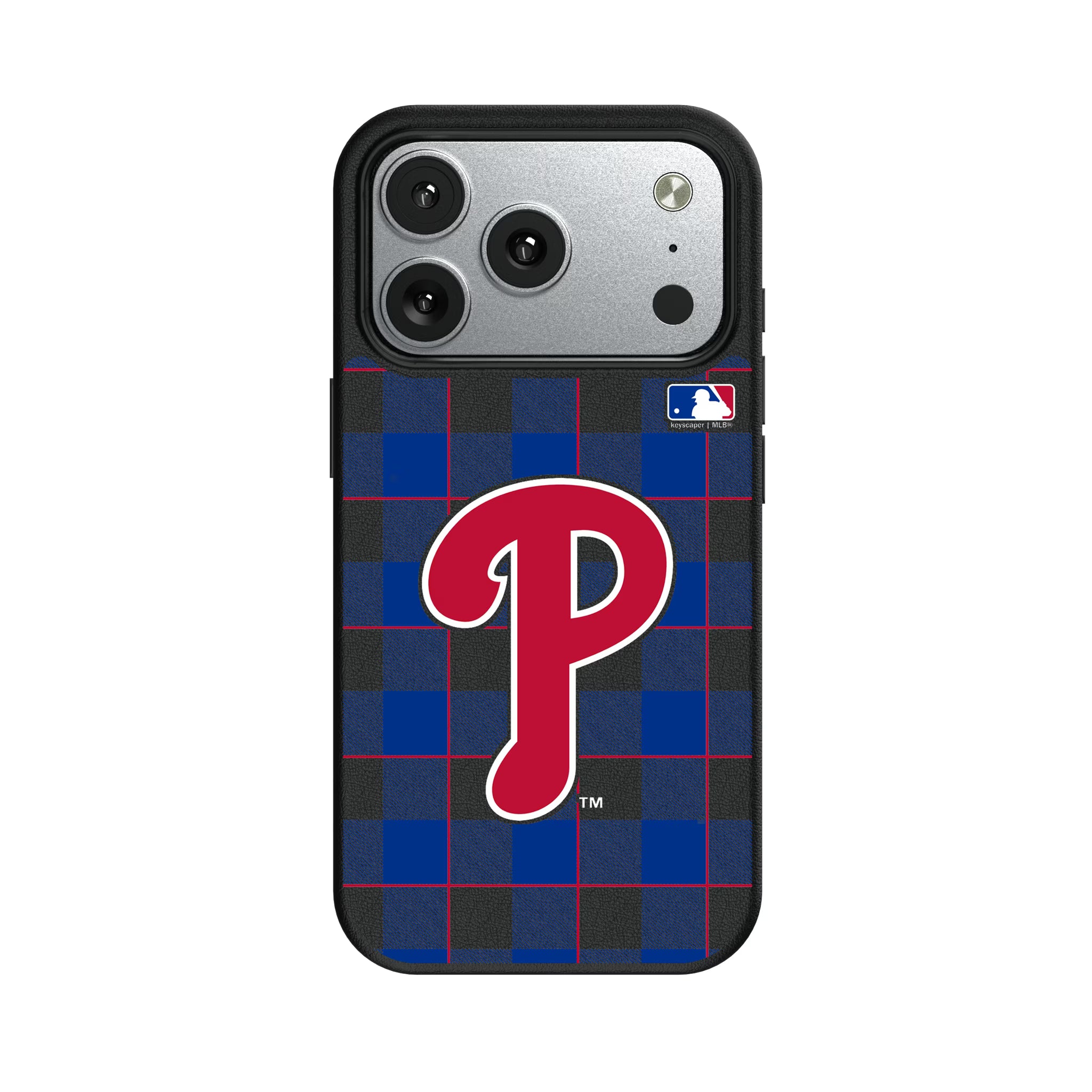 Philadelphia Phillies Plaid iPhone MagSafe Compatible Phone Case for Apple iPhone#Device_iPhone 17 Pro