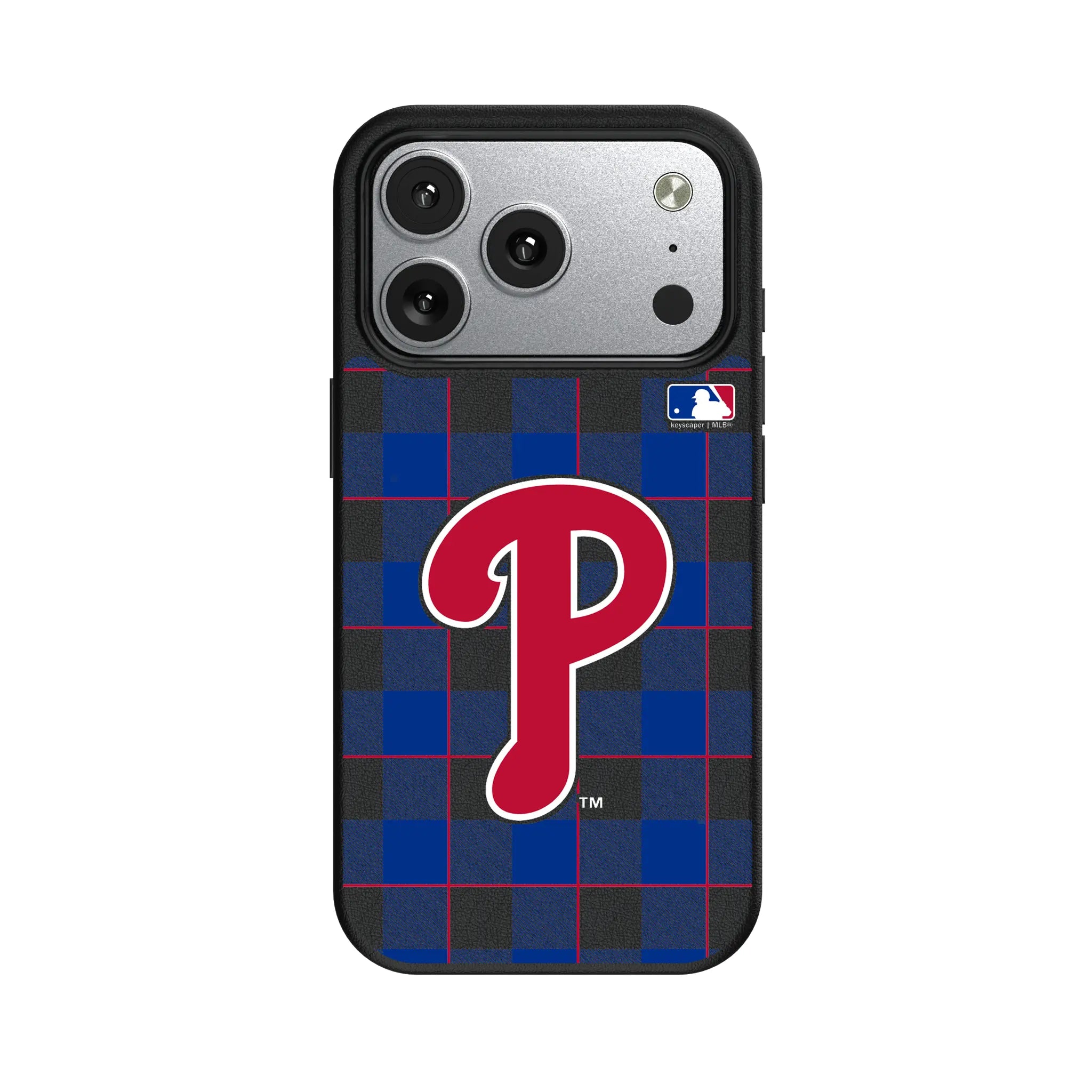 Philadelphia Phillies Plaid iPhone MagSafe Compatible Phone Case for Apple iPhone#Device_iPhone 17 Pro