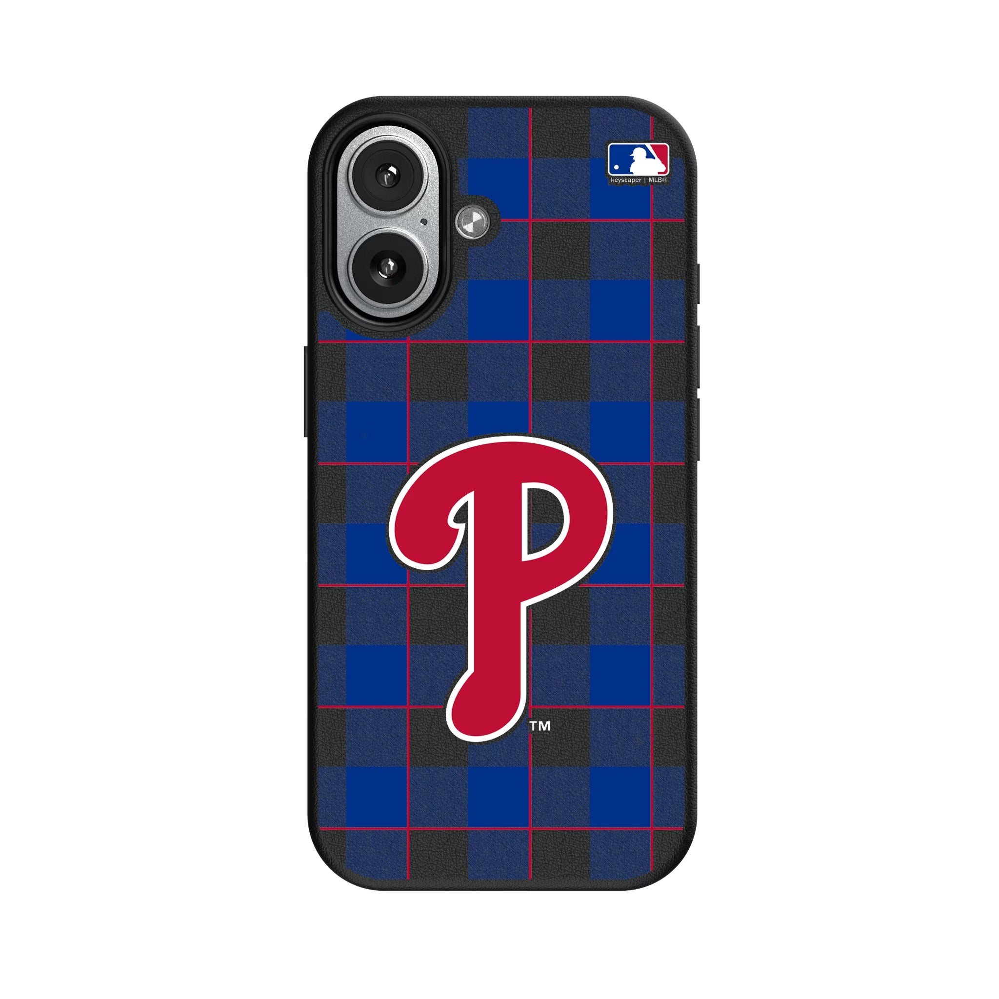 Philadelphia Phillies Plaid iPhone MagSafe Compatible Phone Case for Apple iPhone#Device_iPhone 17