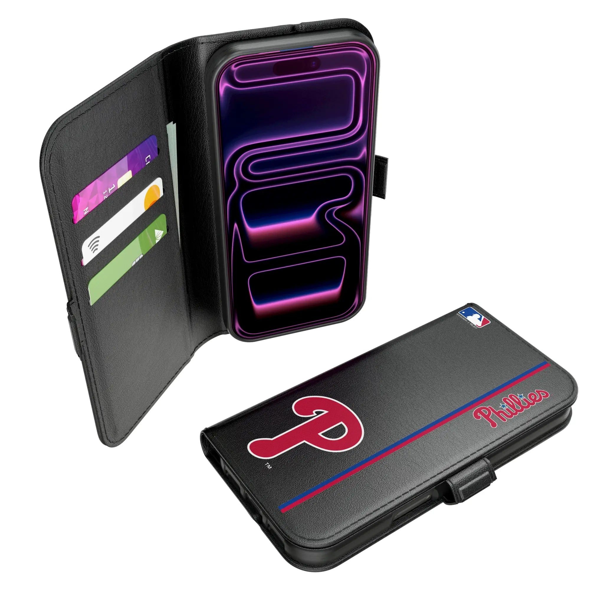 Philadelphia Phillies Sidebar iPhone Folio Phone Case for Apple iPhone#Device_iPhone 17 Pro