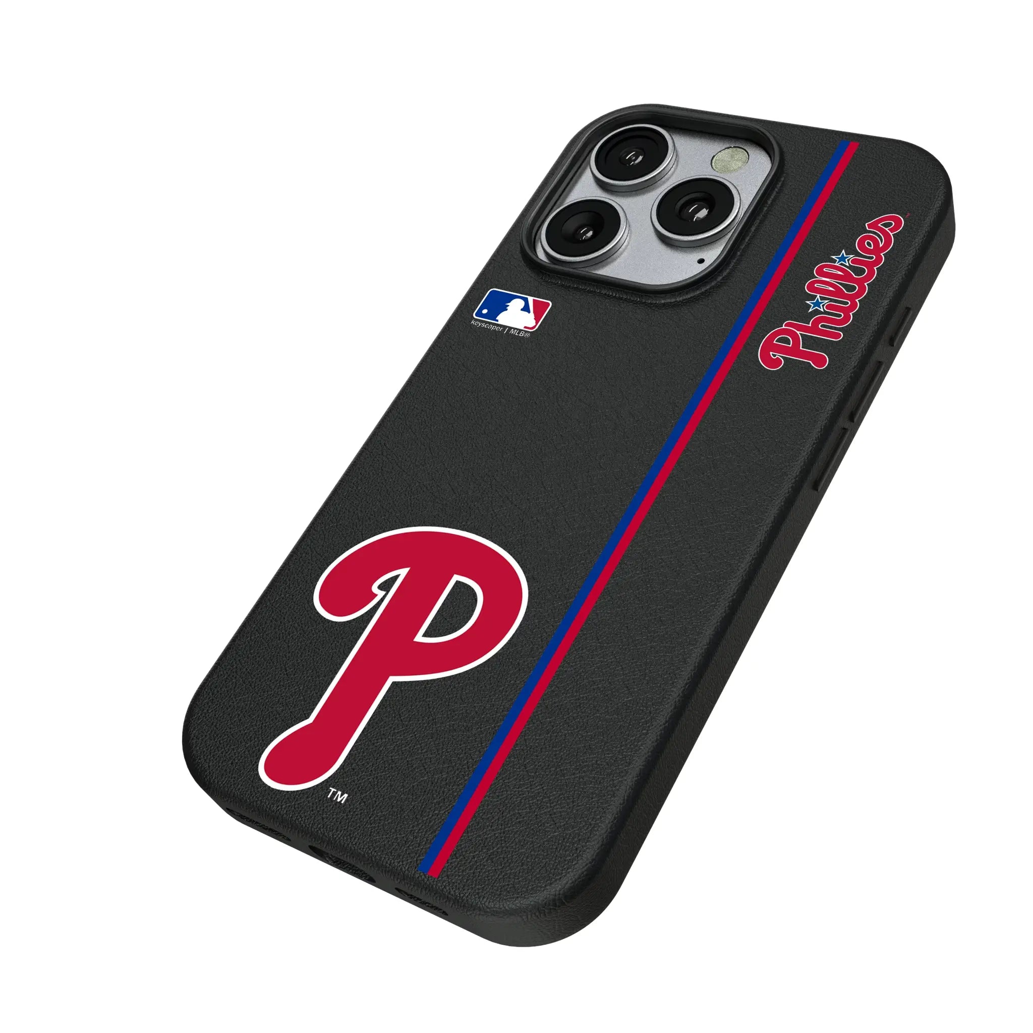 Philadelphia Phillies Sidebar iPhone MagSafe Compatible Phone Case for Apple iPhone - Isometric View