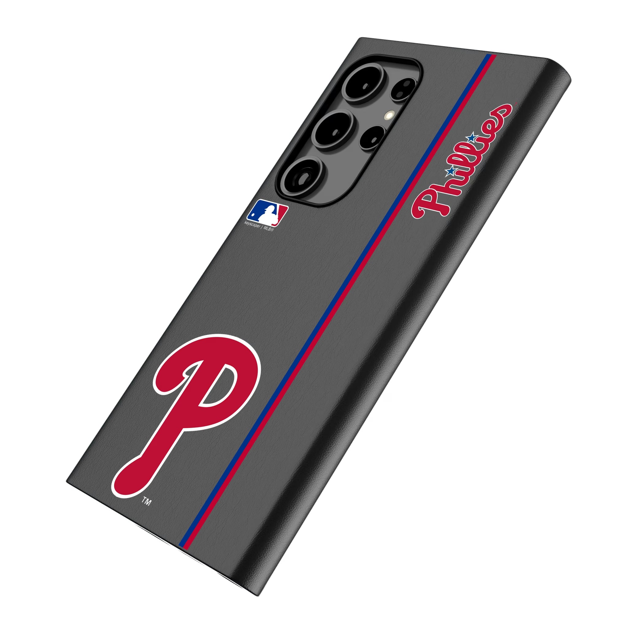 Philadelphia Phillies Sidebar Galaxy MagSafe Compatible Phone Case for Samsung Galaxy - Isometric View