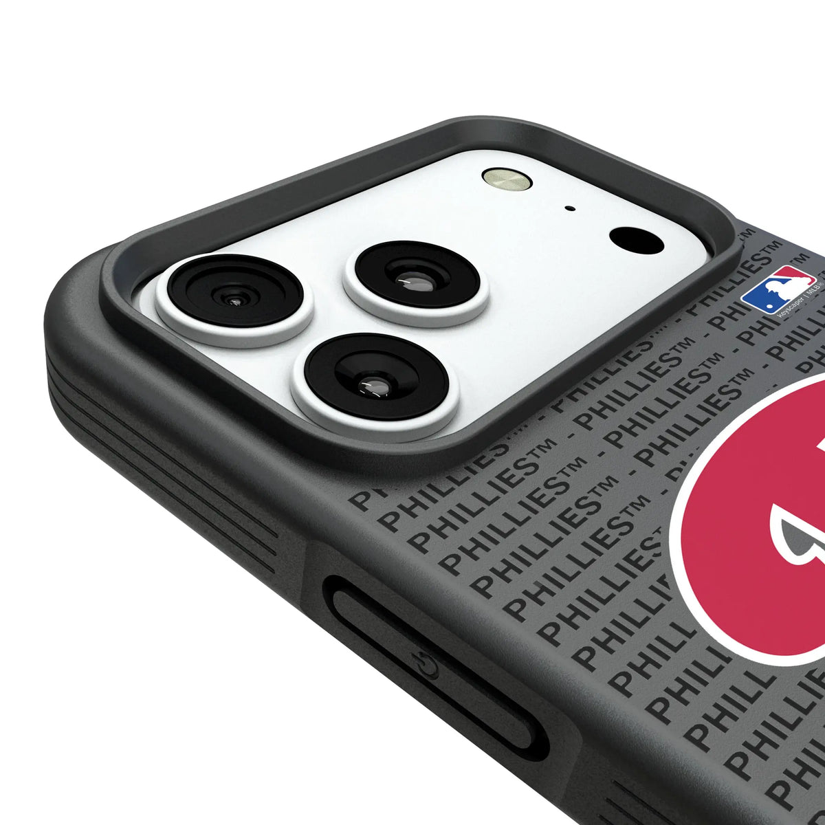 Philadelphia Phillies Text Backdrop iPhone Bump Phone Case for Apple iPhone - Detail#Device_iPhone 18 Pro Max