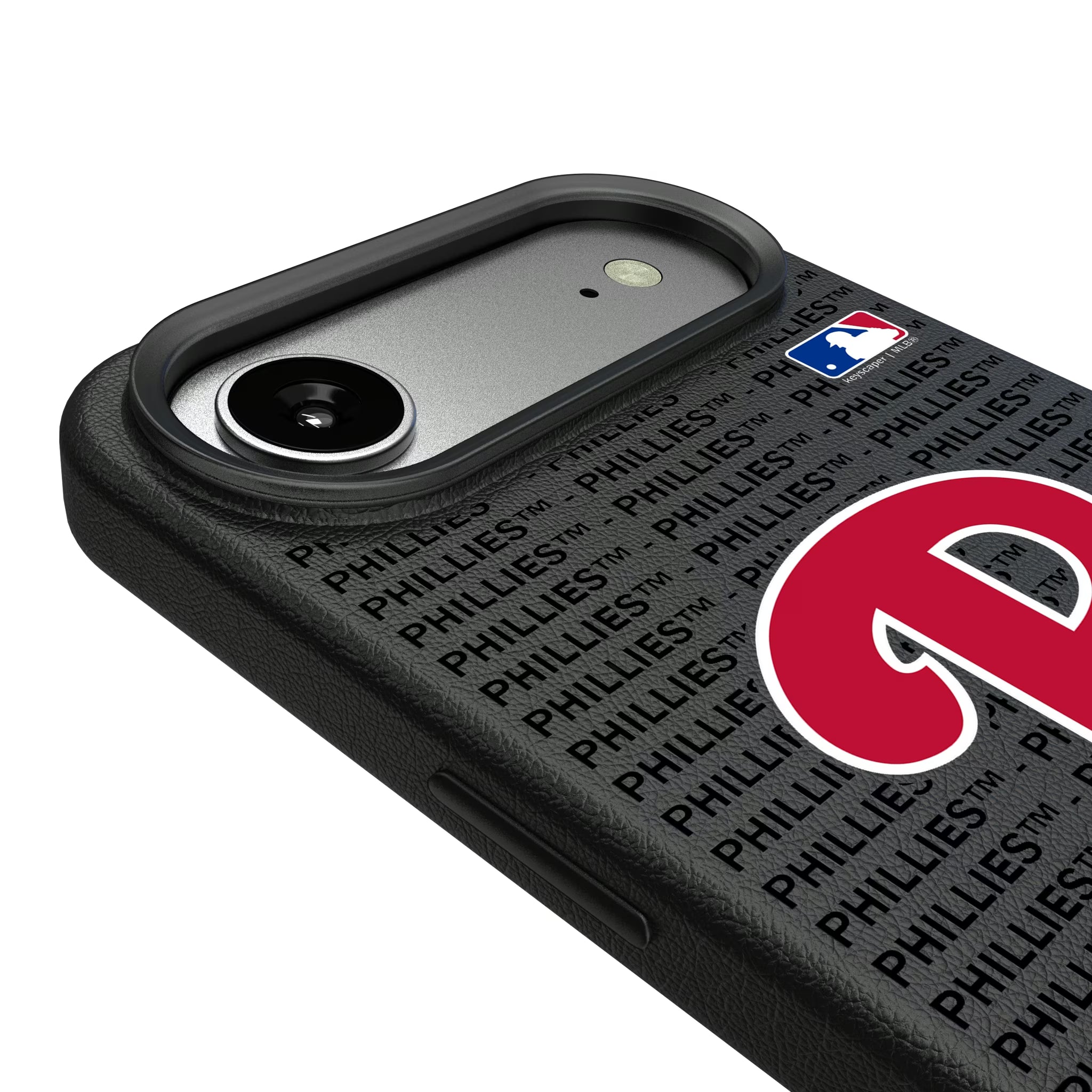 Philadelphia Phillies Text Backdrop iPhone MagSafe Compatible Phone Case for Apple iPhone - Detail#Device_iPhone Air