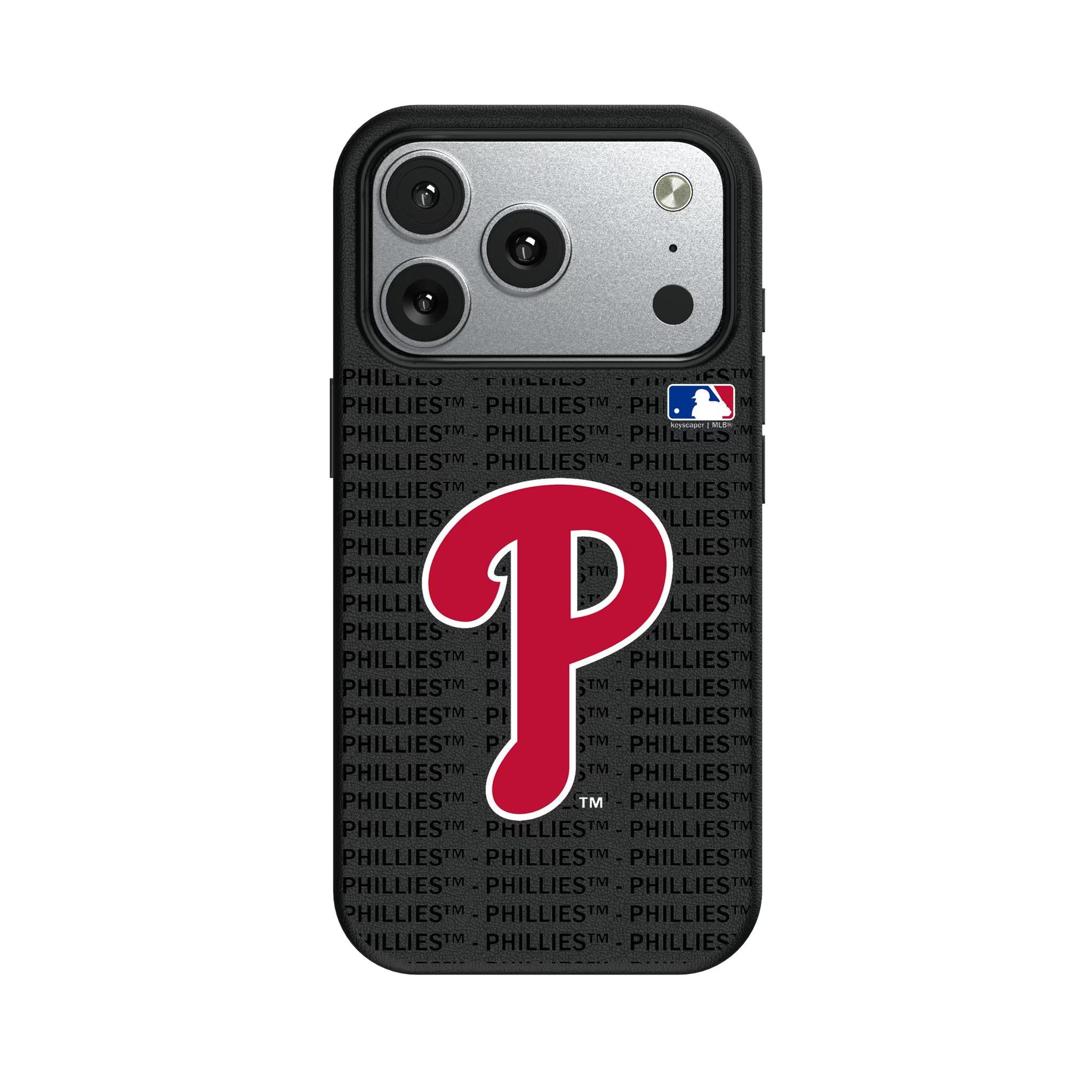 Philadelphia Phillies Text Backdrop iPhone MagSafe Compatible Phone Case for Apple iPhone#Device_iPhone 17 Pro