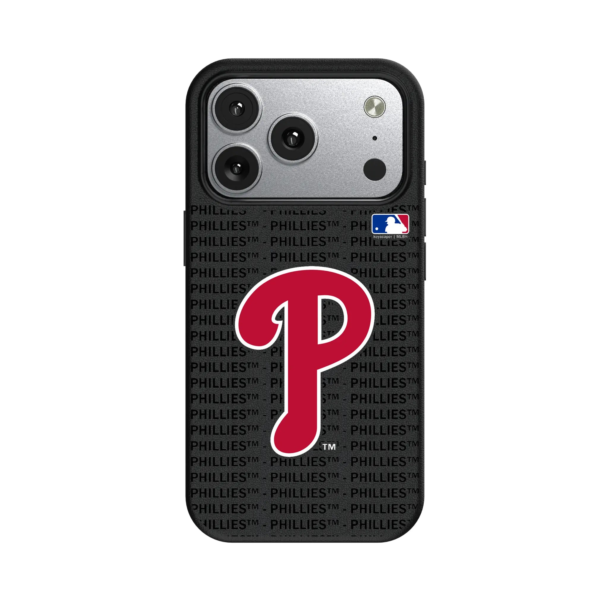 Philadelphia Phillies Text Backdrop iPhone MagSafe Compatible Phone Case for Apple iPhone#Device_iPhone 17 Pro