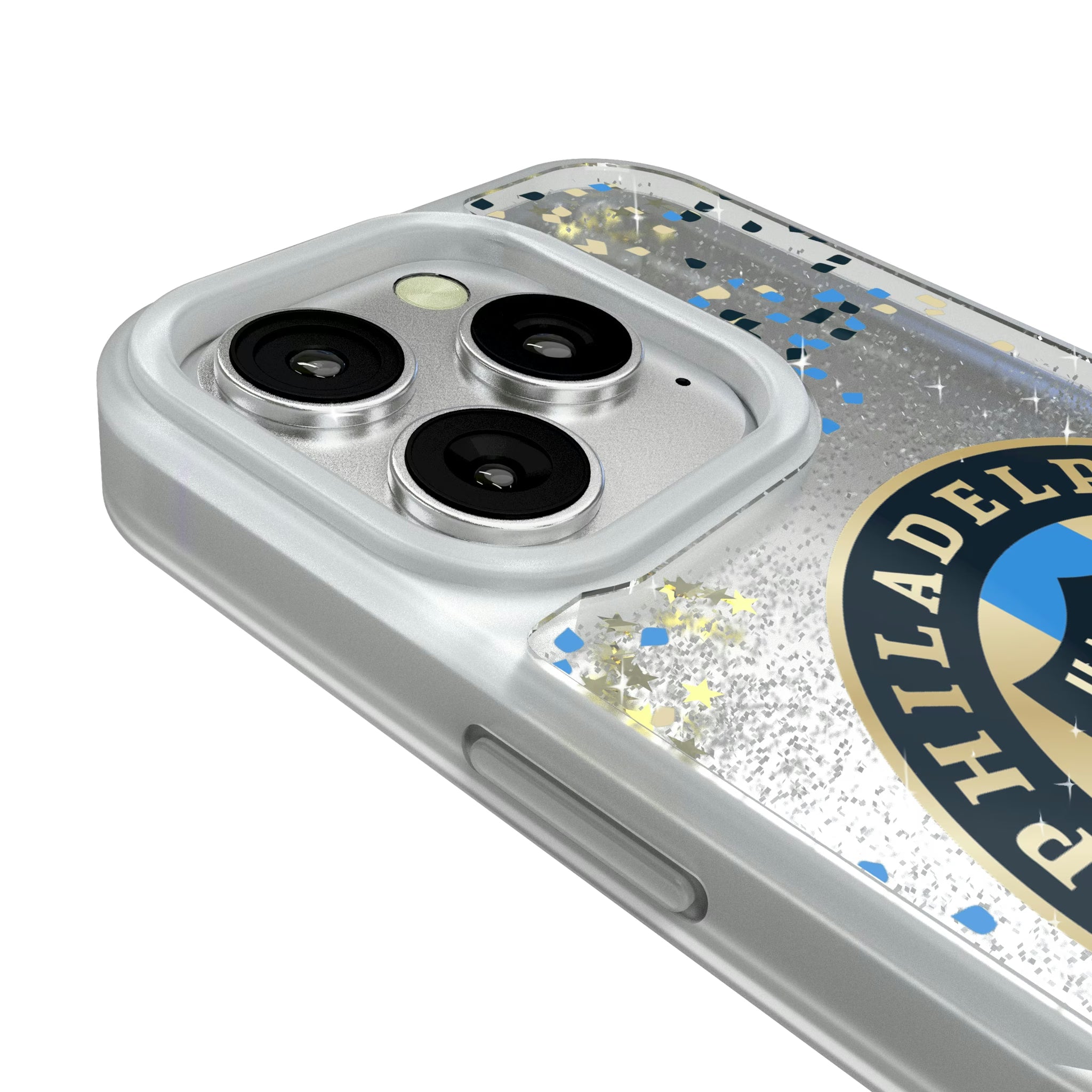 Philadelphia Union Confetti iPhone Glitter Phone Case for Apple iPhone - Detail#Device_iPhone 16 Pro
