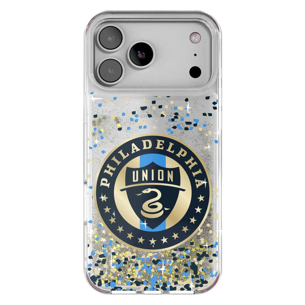 Philadelphia Union Confetti Glitter Phone Case for Apple iPhone