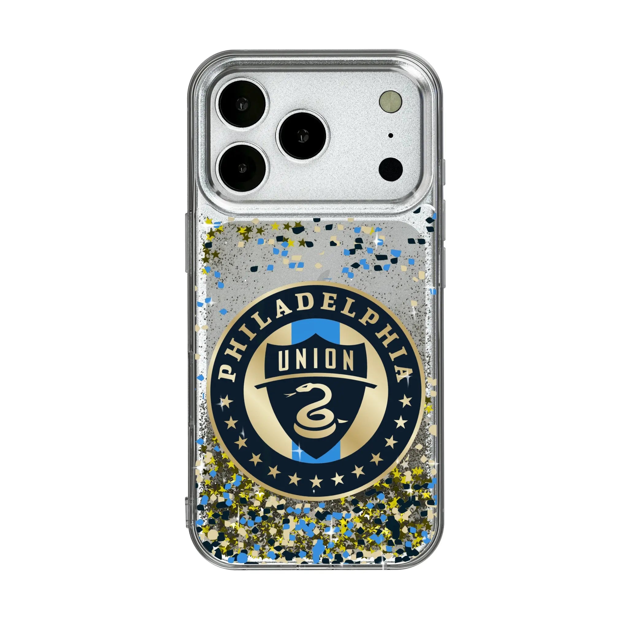 Philadelphia Union Confetti iPhone Glitter Phone Case for Apple iPhone