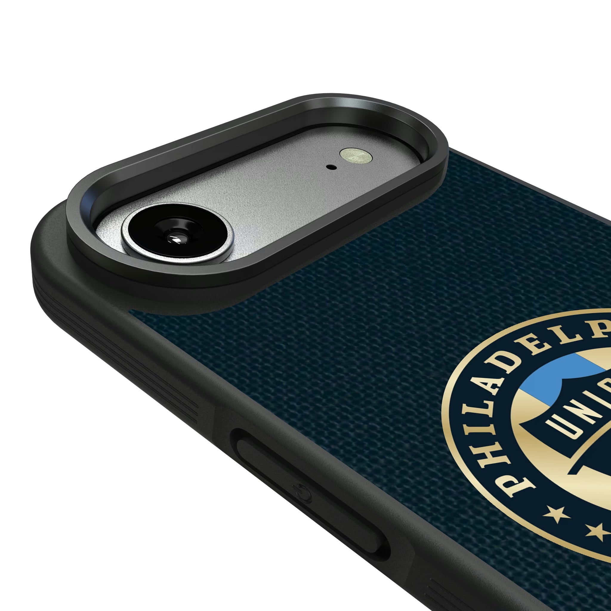 Philadelphia Union Diagonal Stripe iPhone Bump Phone Case for Apple iPhone - Detail#Device_iPhone Air