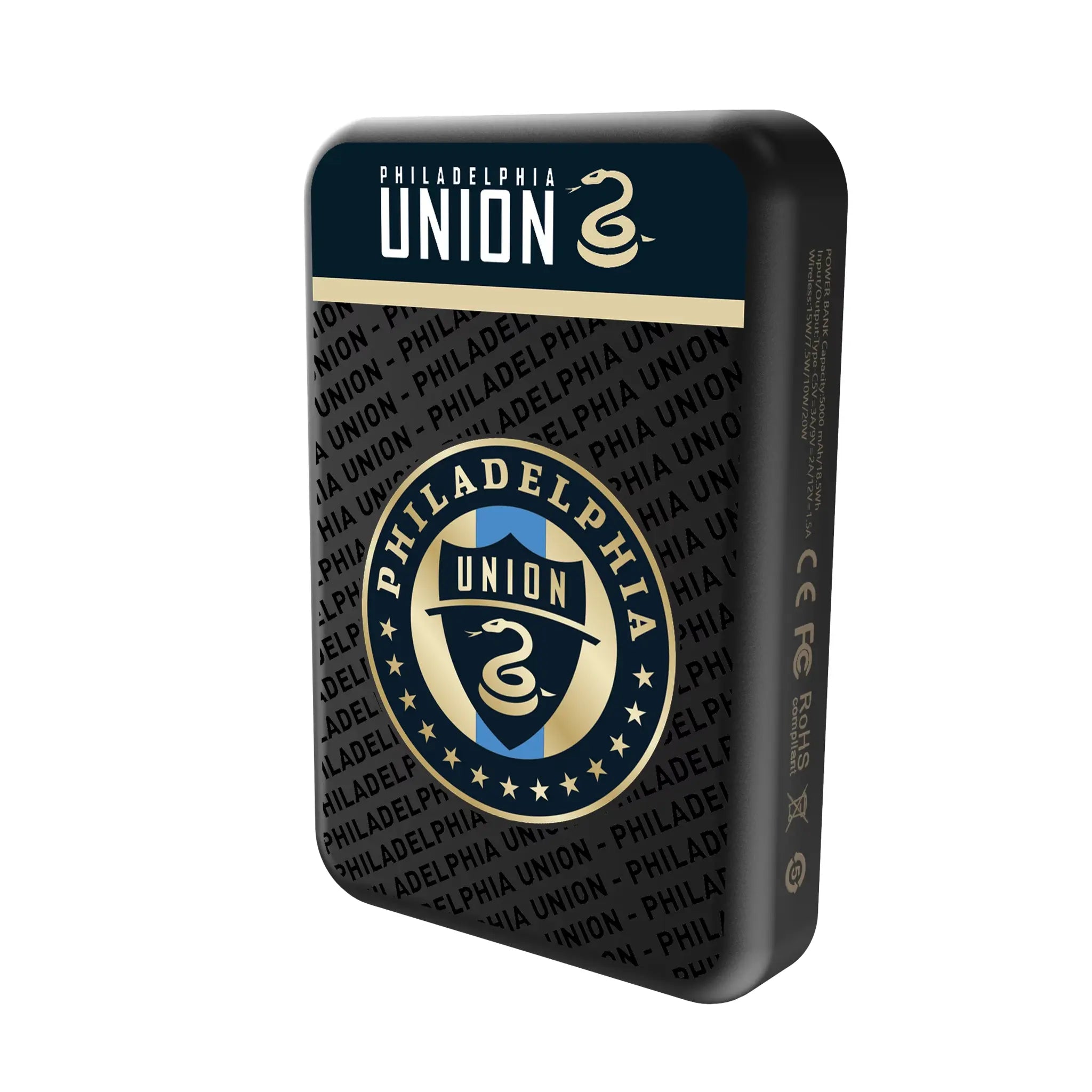 Philadelphia Union Endzone Plus Wireless Mag Power Bank