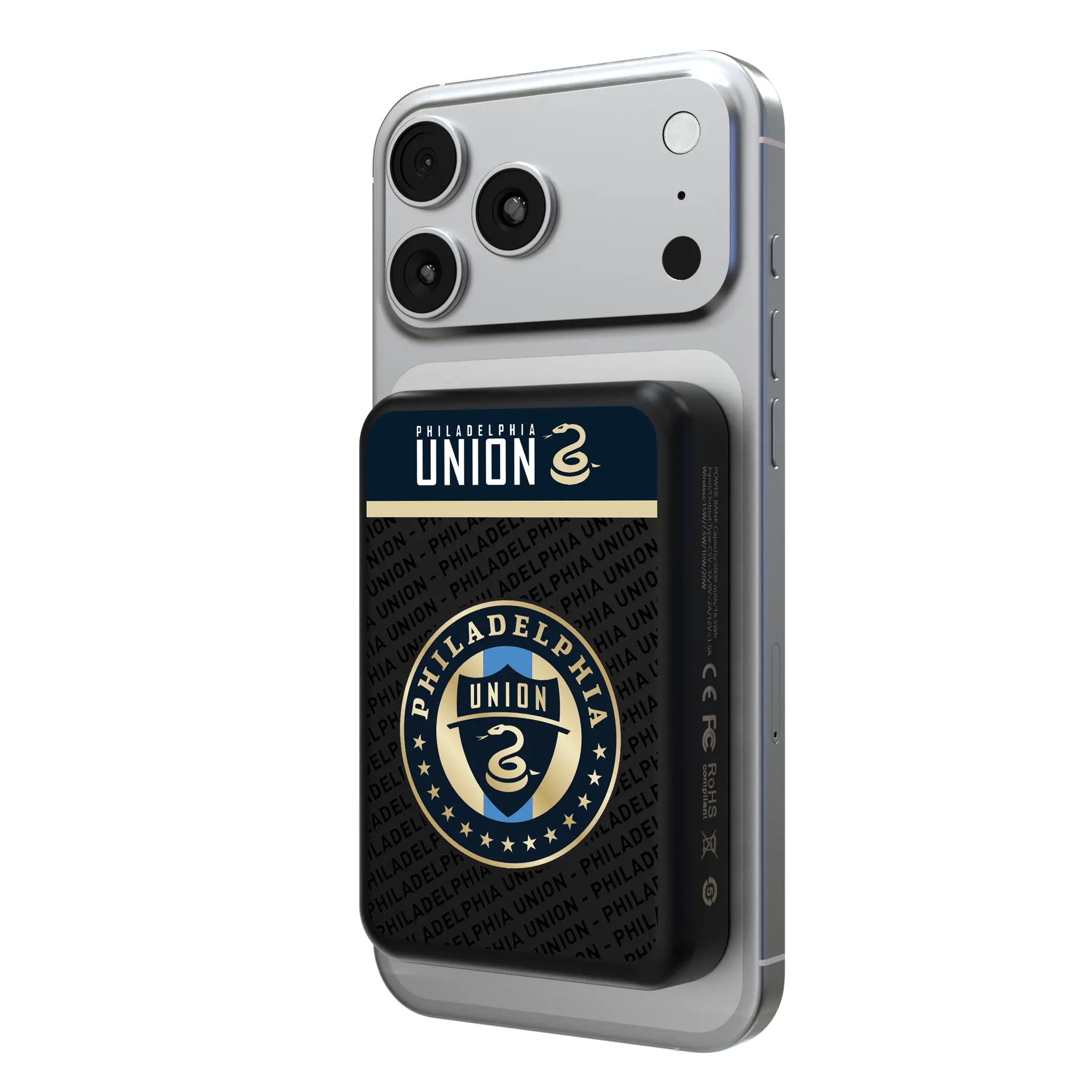 Philadelphia Union Endzone Plus Wireless Mag Power Bank