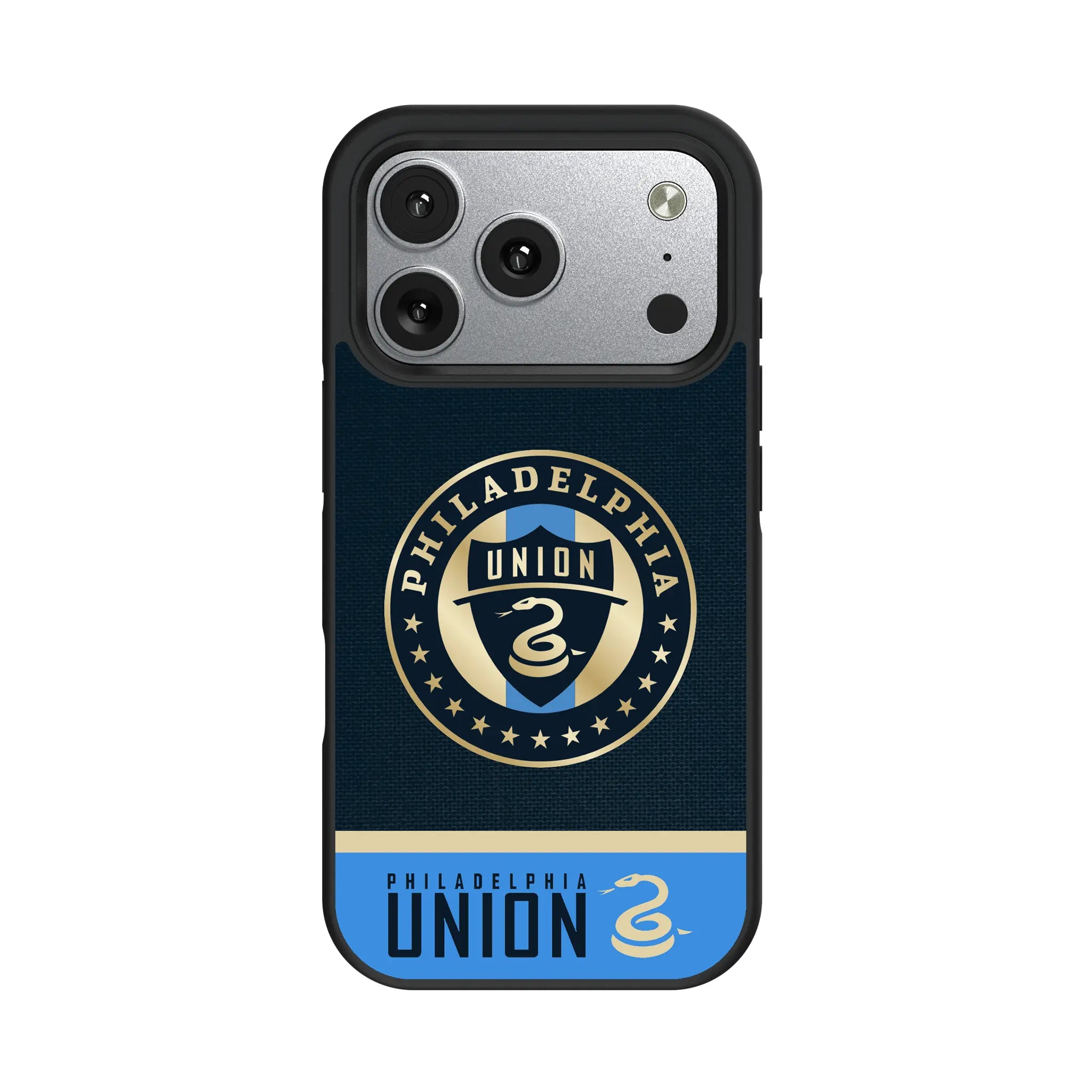 Philadelphia Union Endzone Solid iPhone Bump Phone Case for Apple iPhone#Device_iPhone 17 Pro