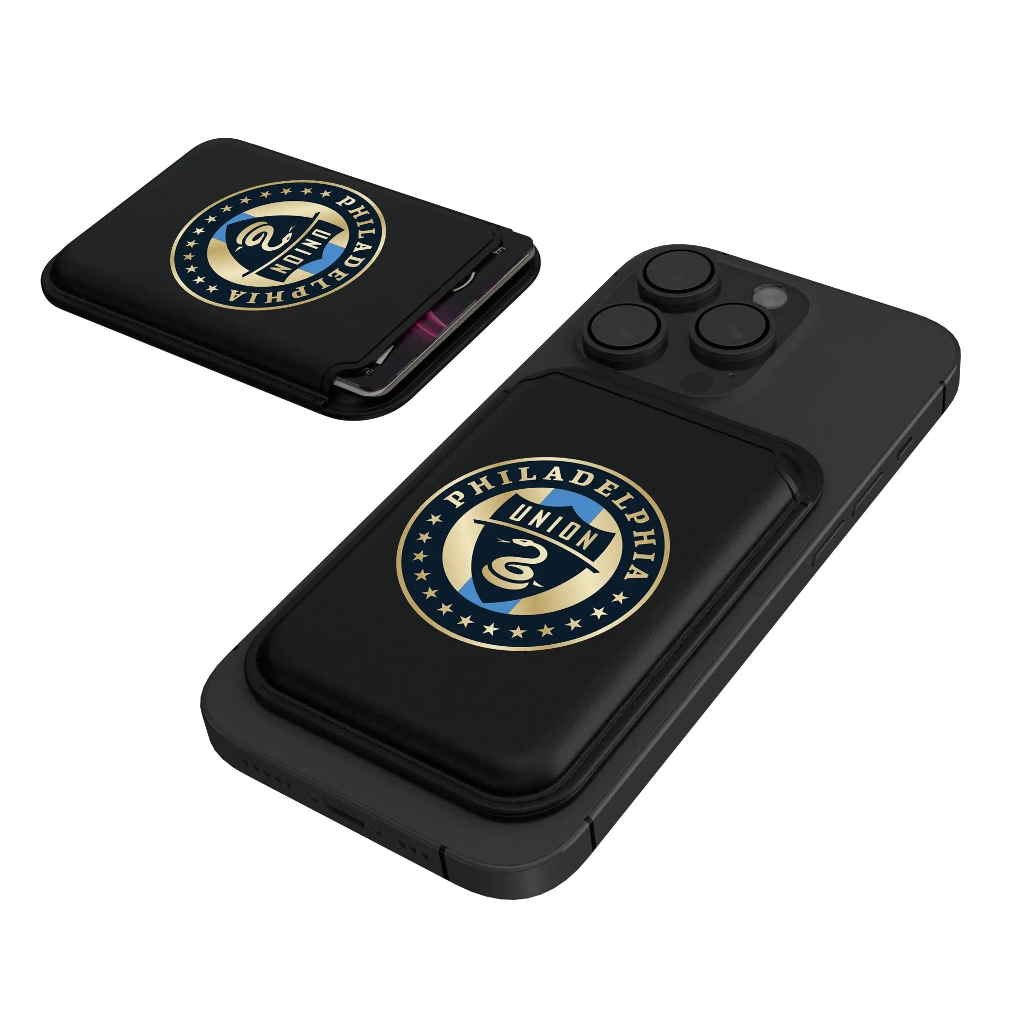 Philadelphia Union Insignia Black Magnetic Credit Card Wallet
