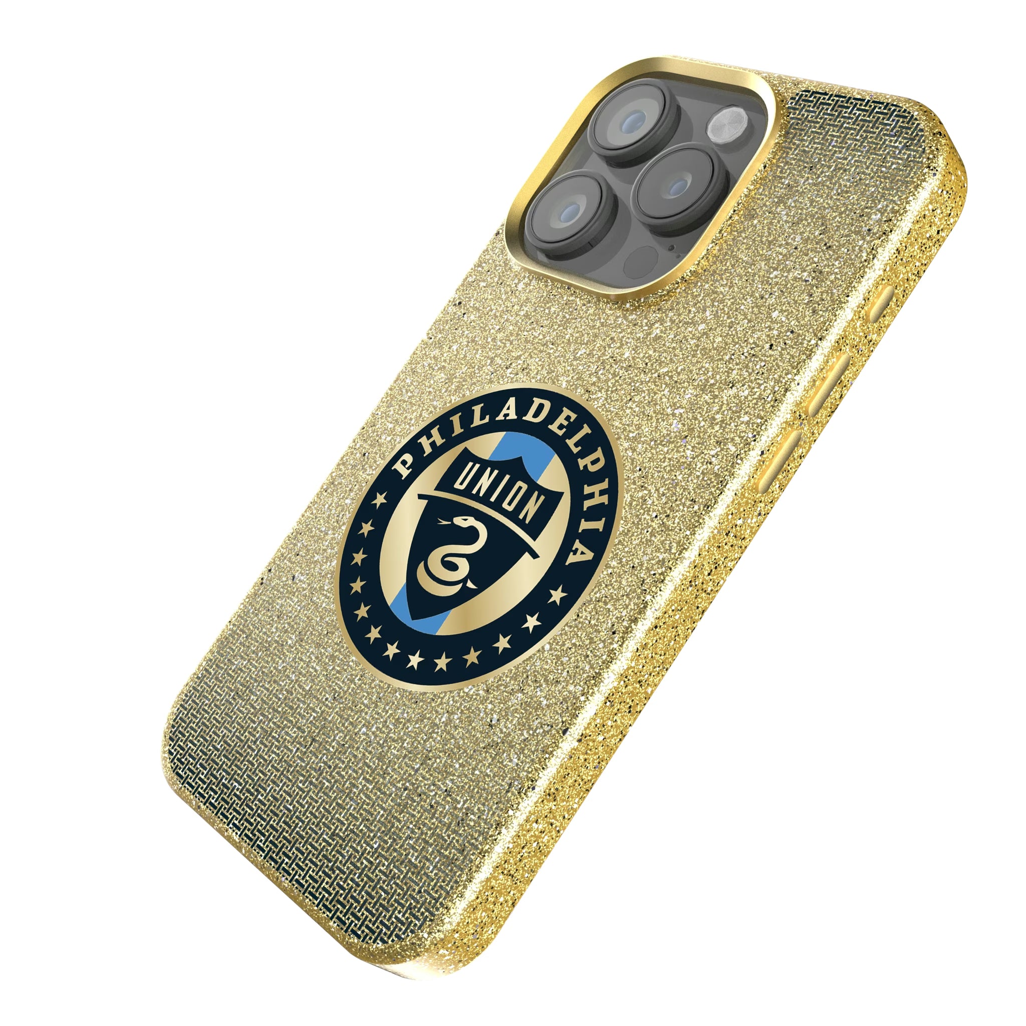 Philadelphia Union Linen iPhone Bling Phone Case for Apple iPhone - Isometric View