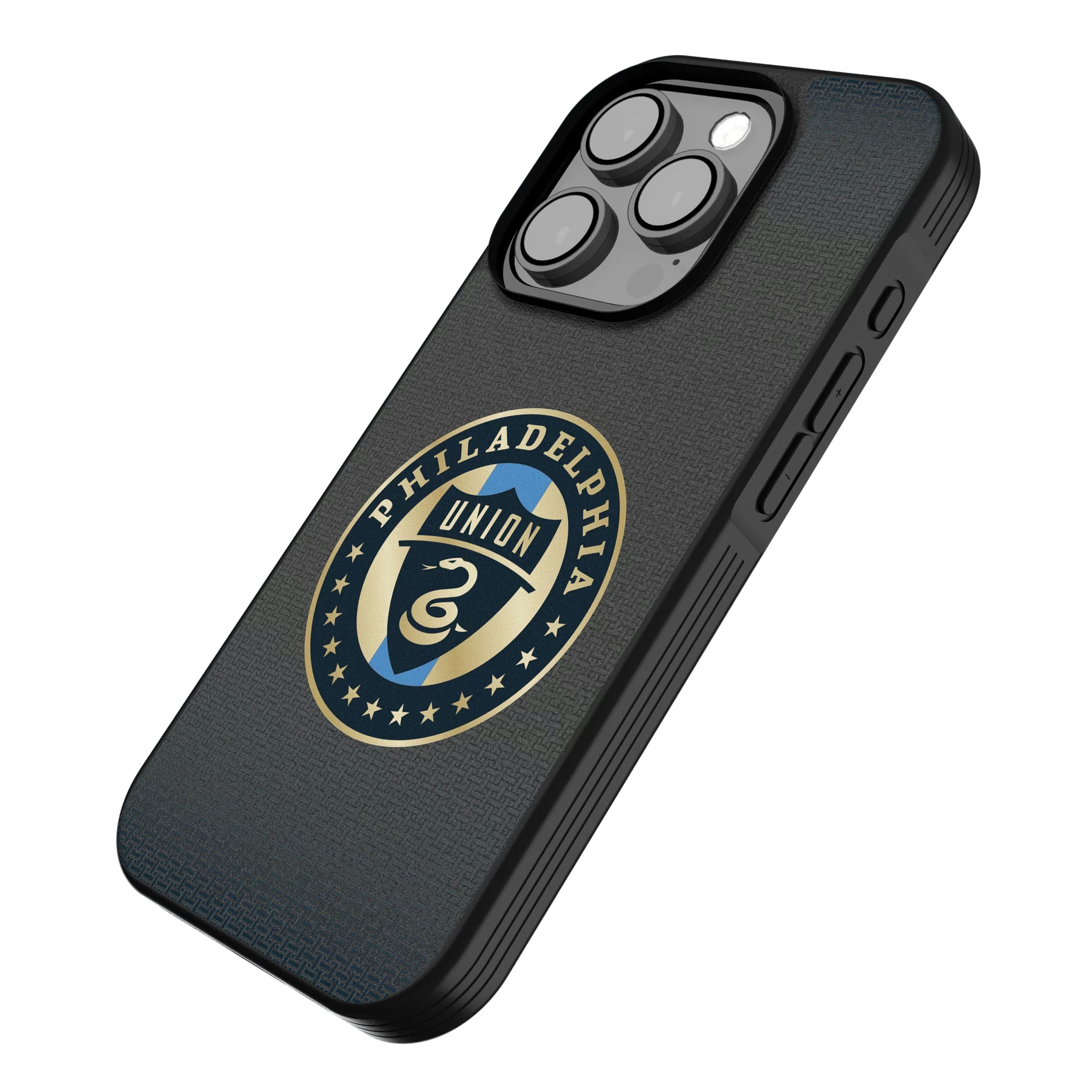 Philadelphia Union Linen iPhone Bump Phone Case for Apple iPhone - Isometric View