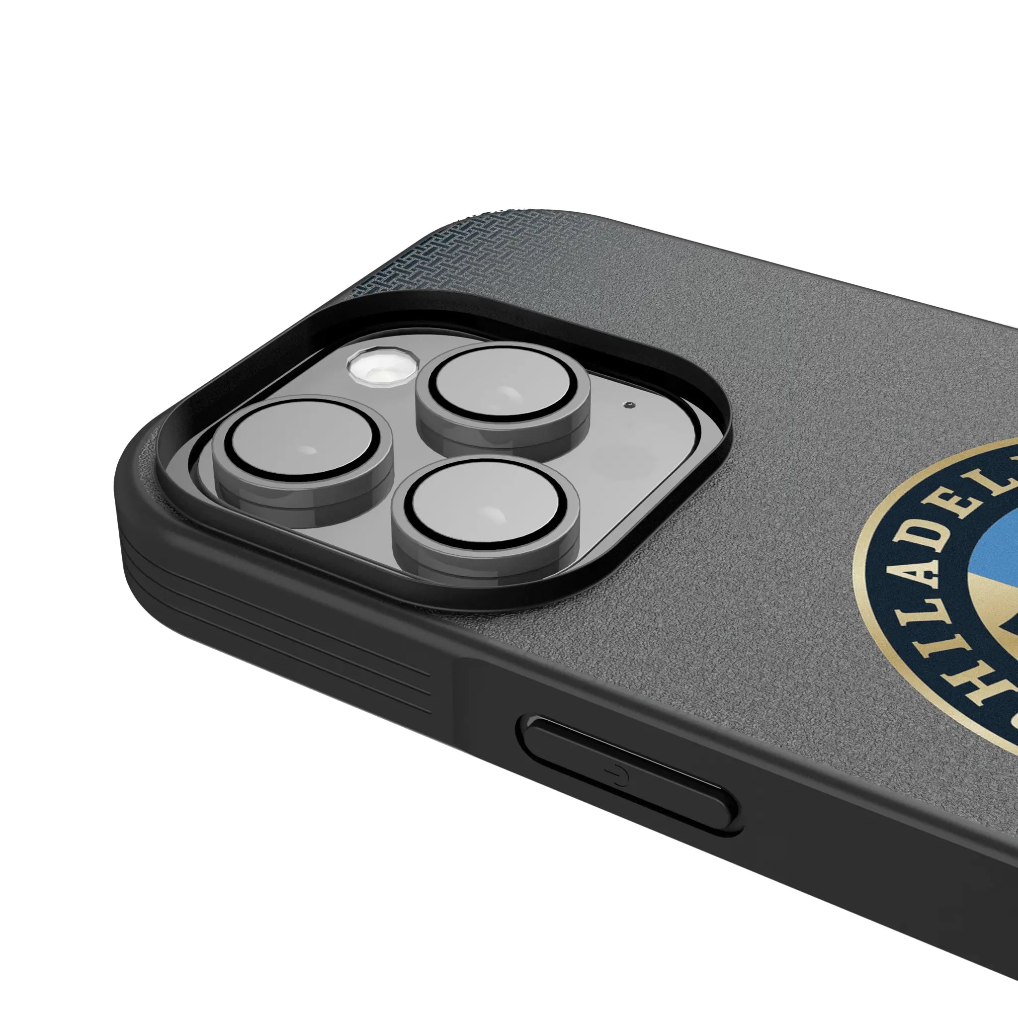 Philadelphia Union Linen iPhone Bump Phone Case for Apple iPhone - Detail