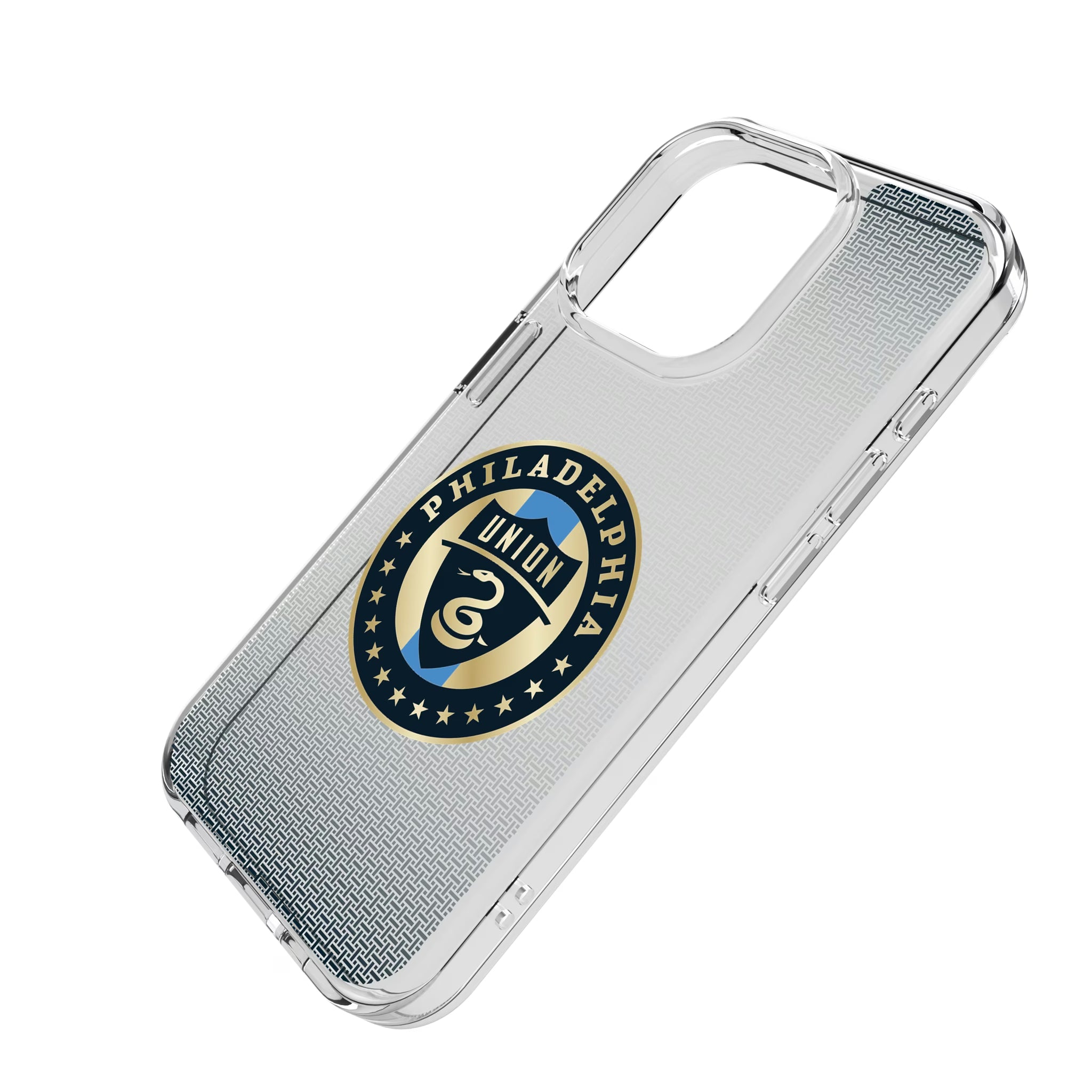 Philadelphia Union Linen iPhone Clear Phone Case for Apple iPhone - Isometric View