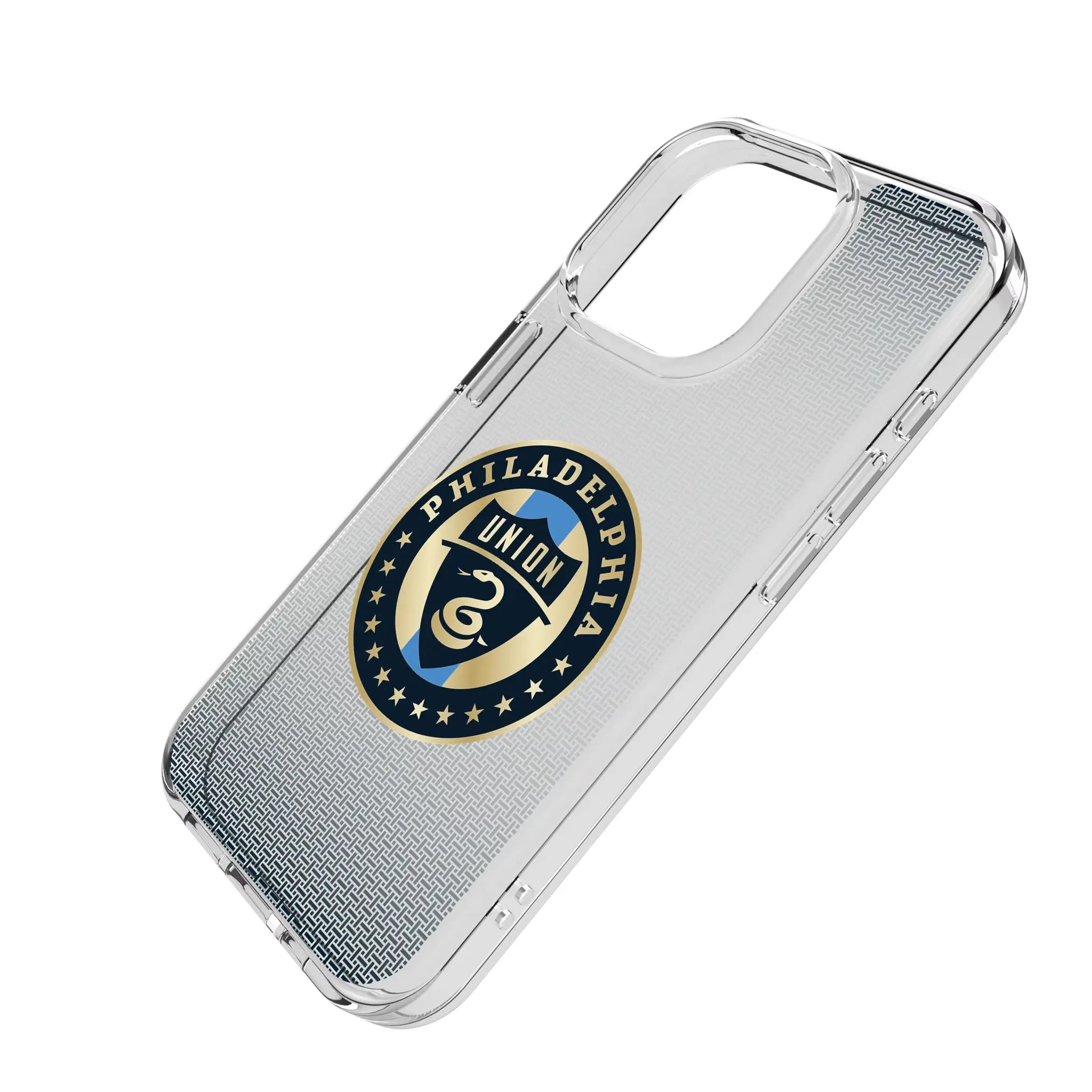 Philadelphia Union Linen iPhone Clear Phone Case for Apple iPhone - Isometric View