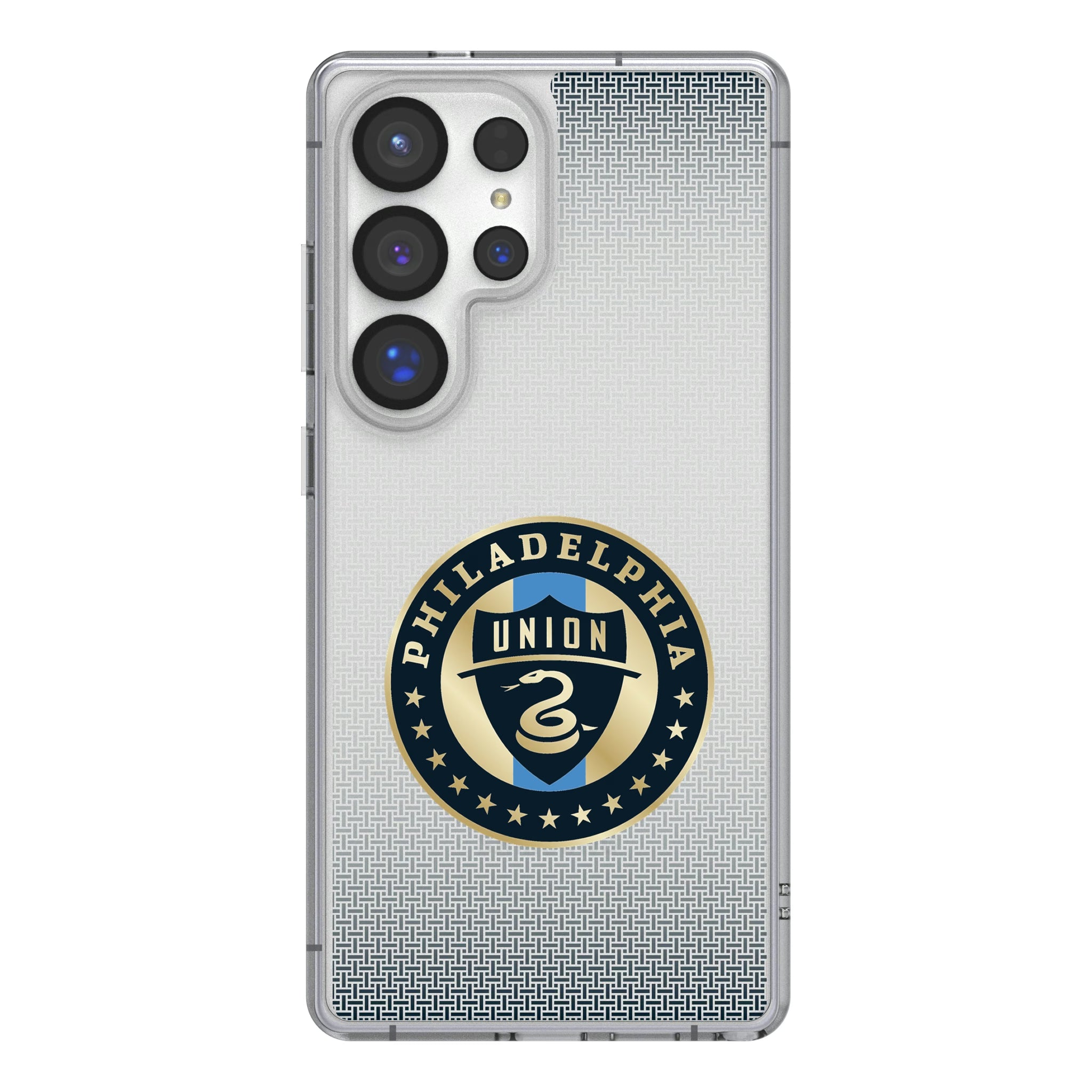 Philadelphia Union Linen Galaxy Clear Phone Case for Samsung Galaxy