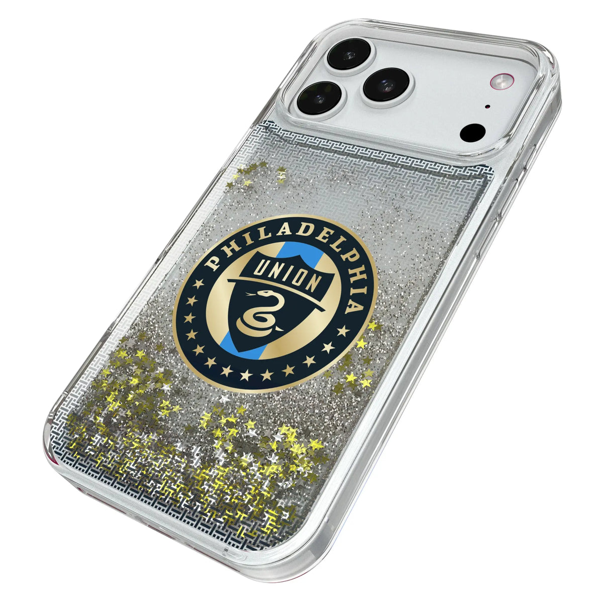 Philadelphia Union Linen iPhone Glitter Phone Case for Apple iPhone - Isometric View#Device_iPhone 18 Pro Max