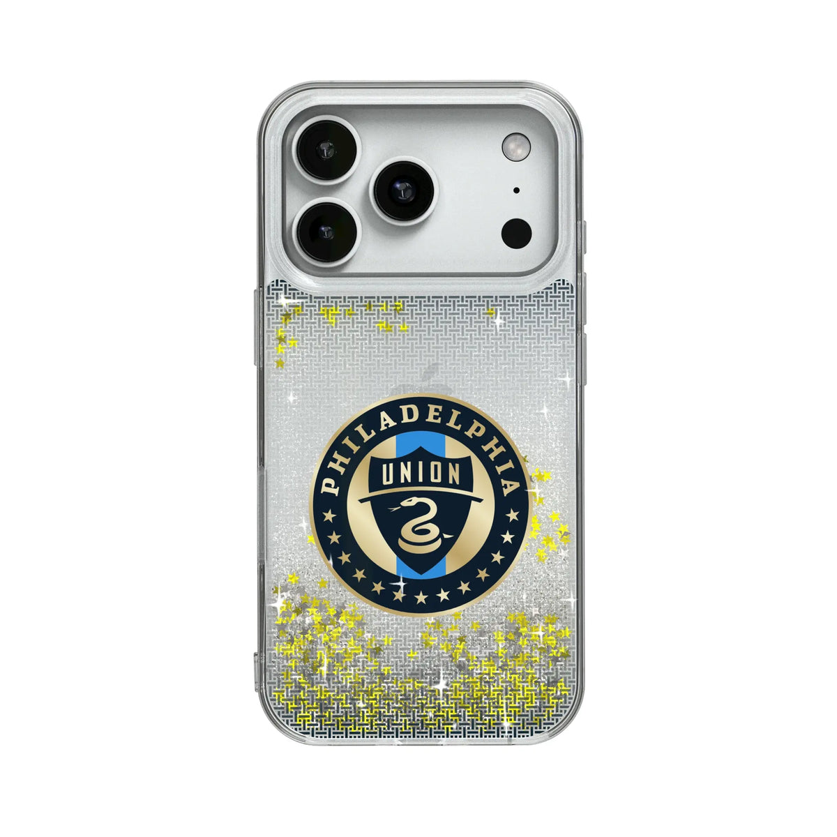 Philadelphia Union Linen Glitter Phone Case for Apple iPhone