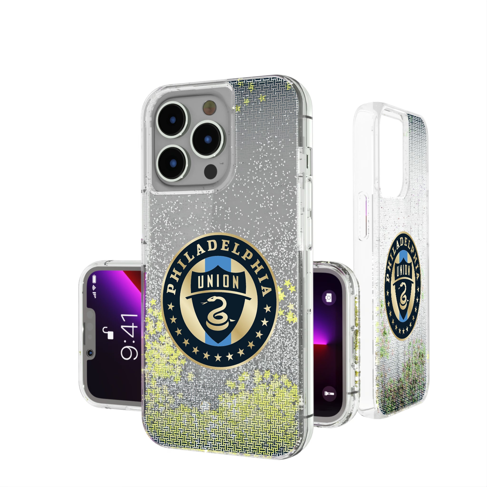 Philadelphia Union Linen iPhone Glitter Phone Case for Apple iPhone
