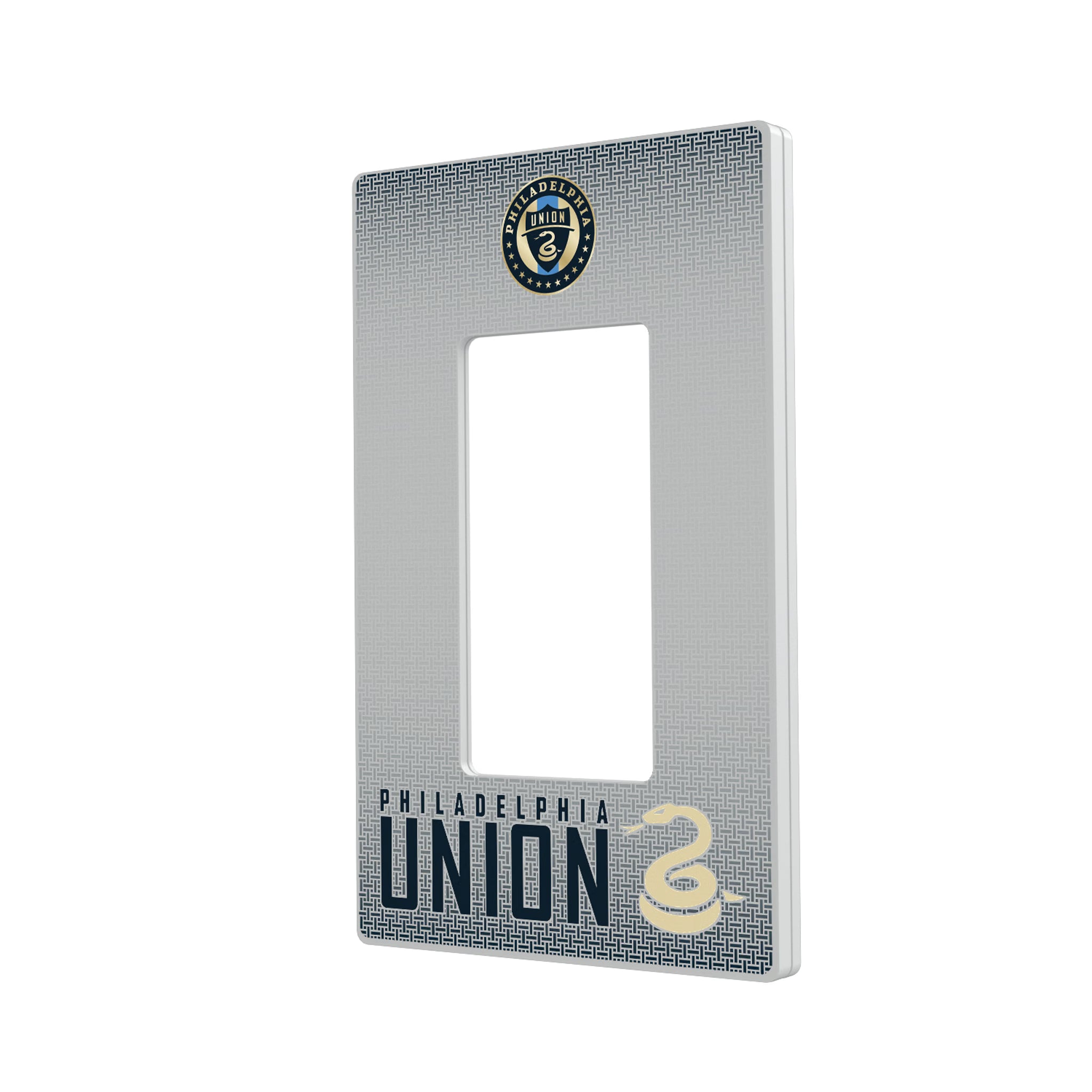 Philadelphia Union Linen Hidden-Screw Light Switch Plate#Style_Single Rocker