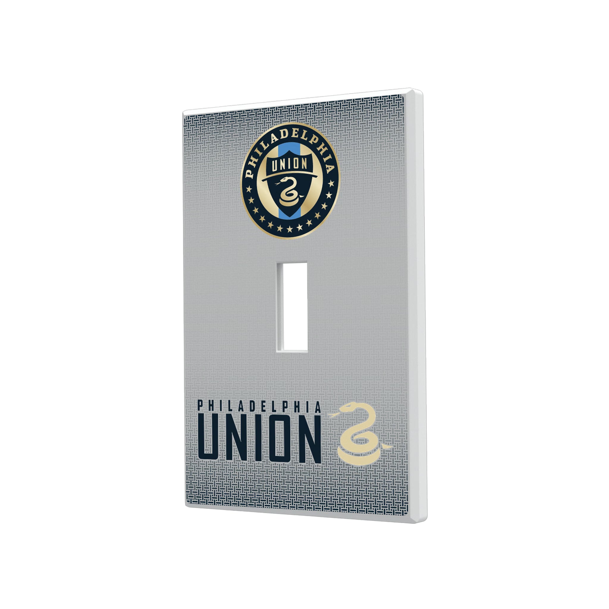 Philadelphia Union Linen Hidden-Screw Light Switch Plate#Style_Single Toggle