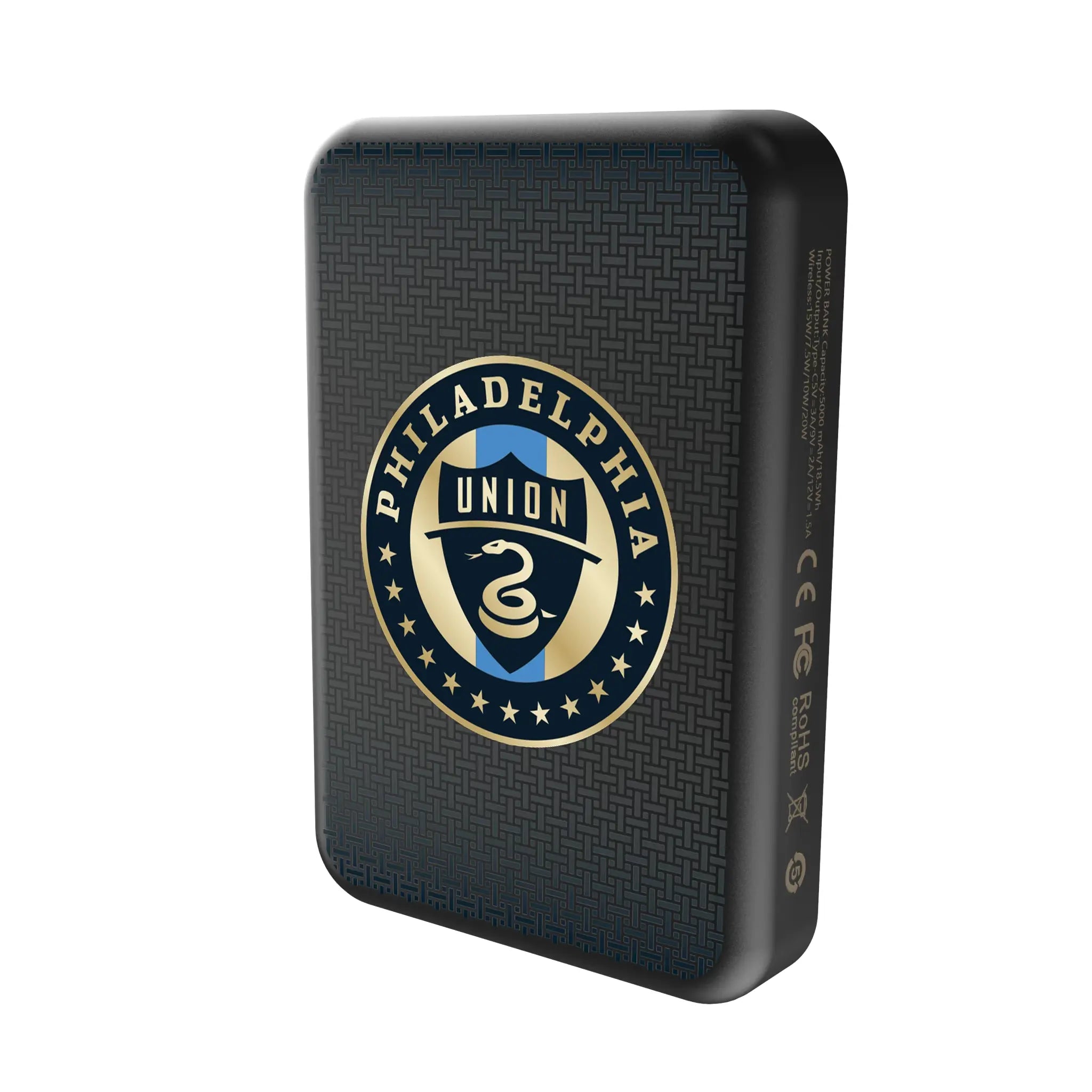 Philadelphia Union Linen Wireless Mag Power Bank