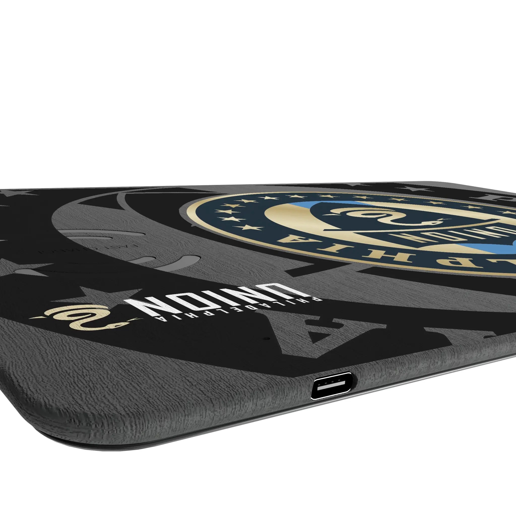 Philadelphia Union Monocolor Tilt 15-Watt Wireless Charger and Mouse Pad