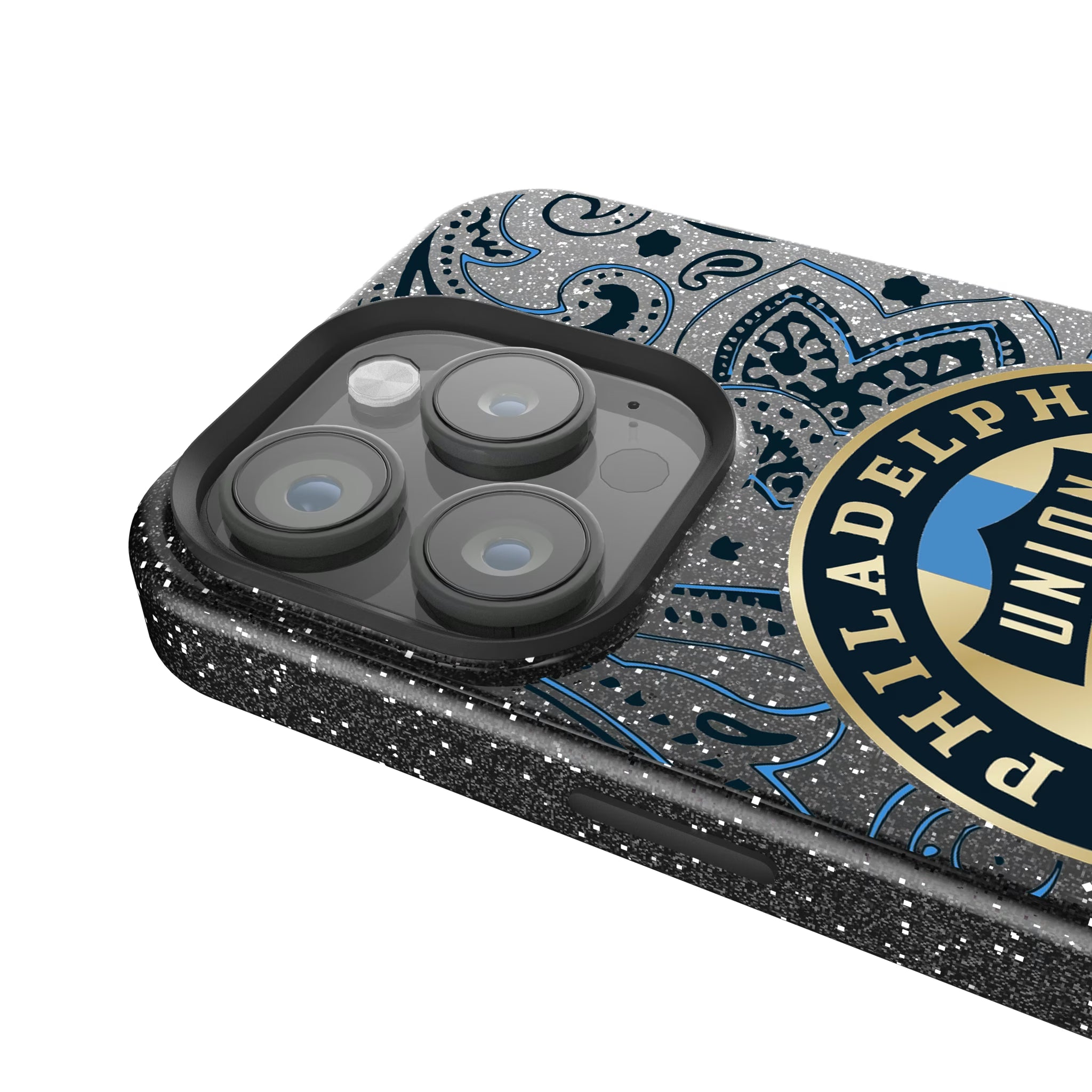 Philadelphia Union Paisley iPhone Bling Phone Case for Apple iPhone - Detail