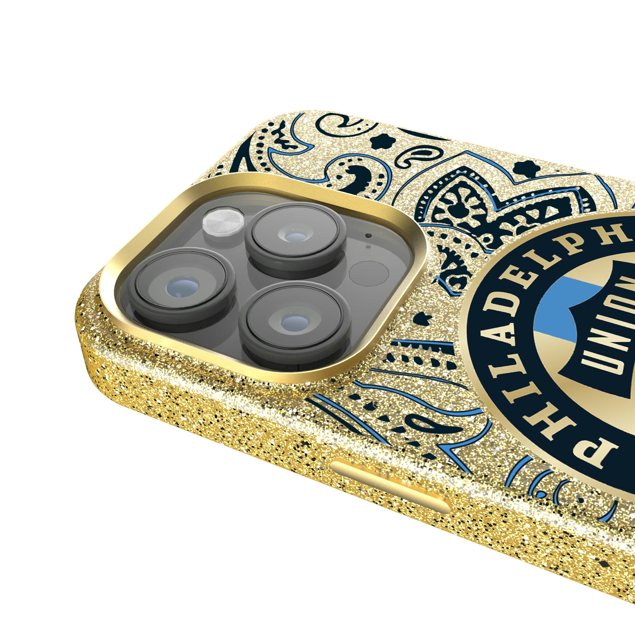 Philadelphia Union Paisley iPhone Bling Phone Case for Apple iPhone - Detail