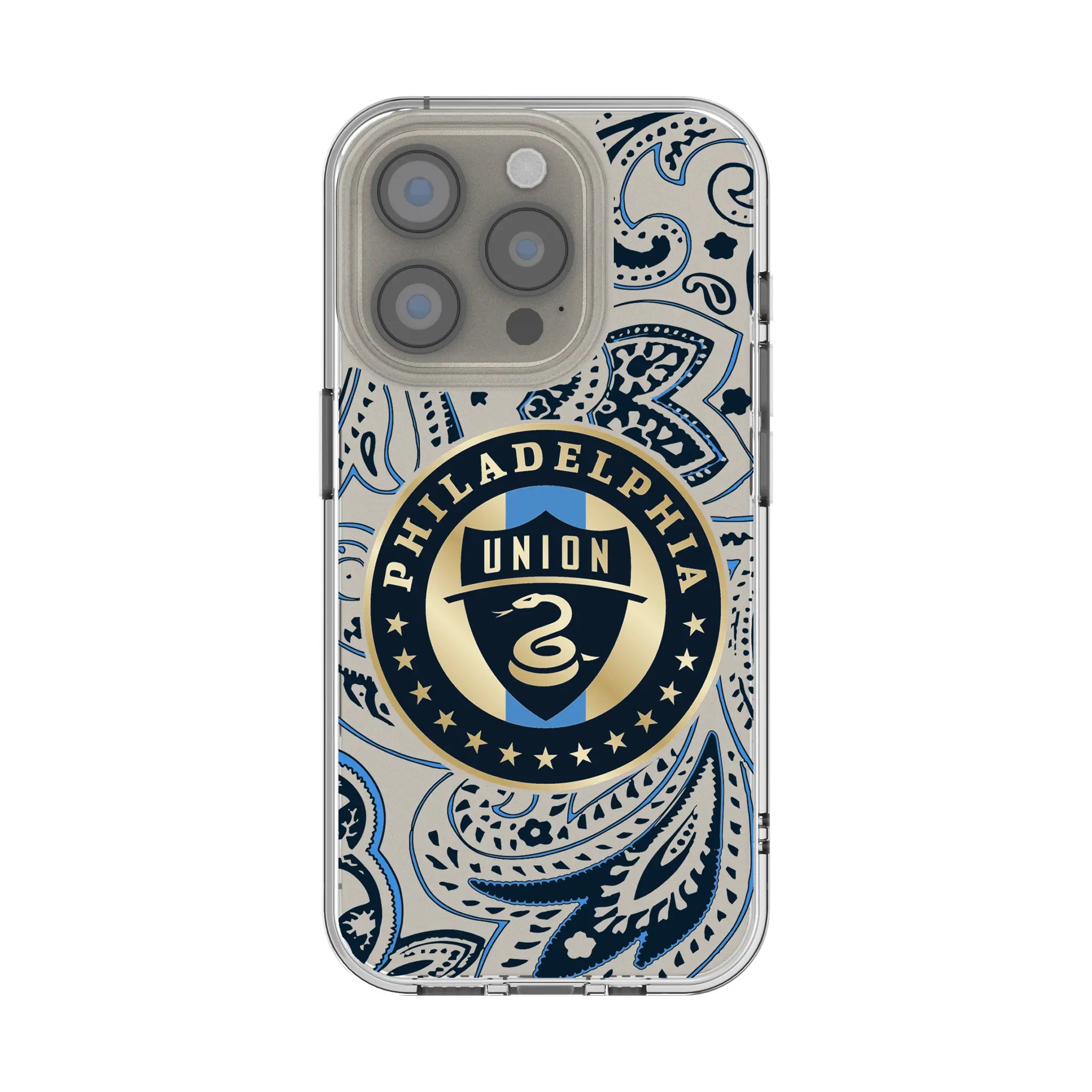 Philadelphia Union Paisley iPhone Clear Phone Case for Apple iPhone