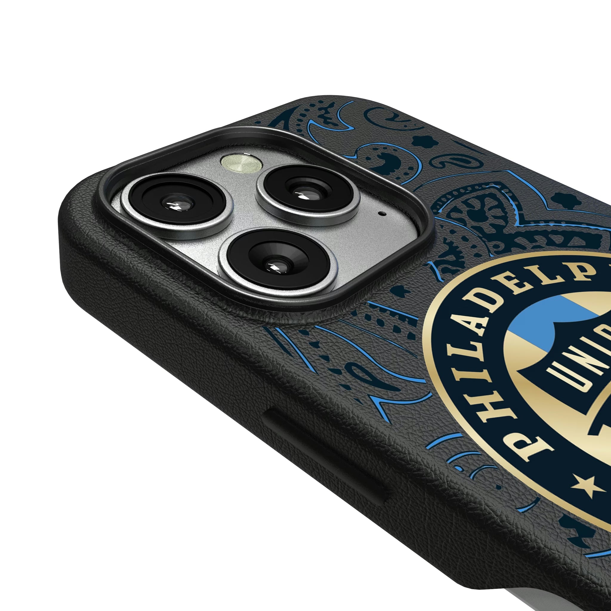 Philadelphia Union Paisley iPhone MagSafe Compatible Phone Case for Apple iPhone - Detail
