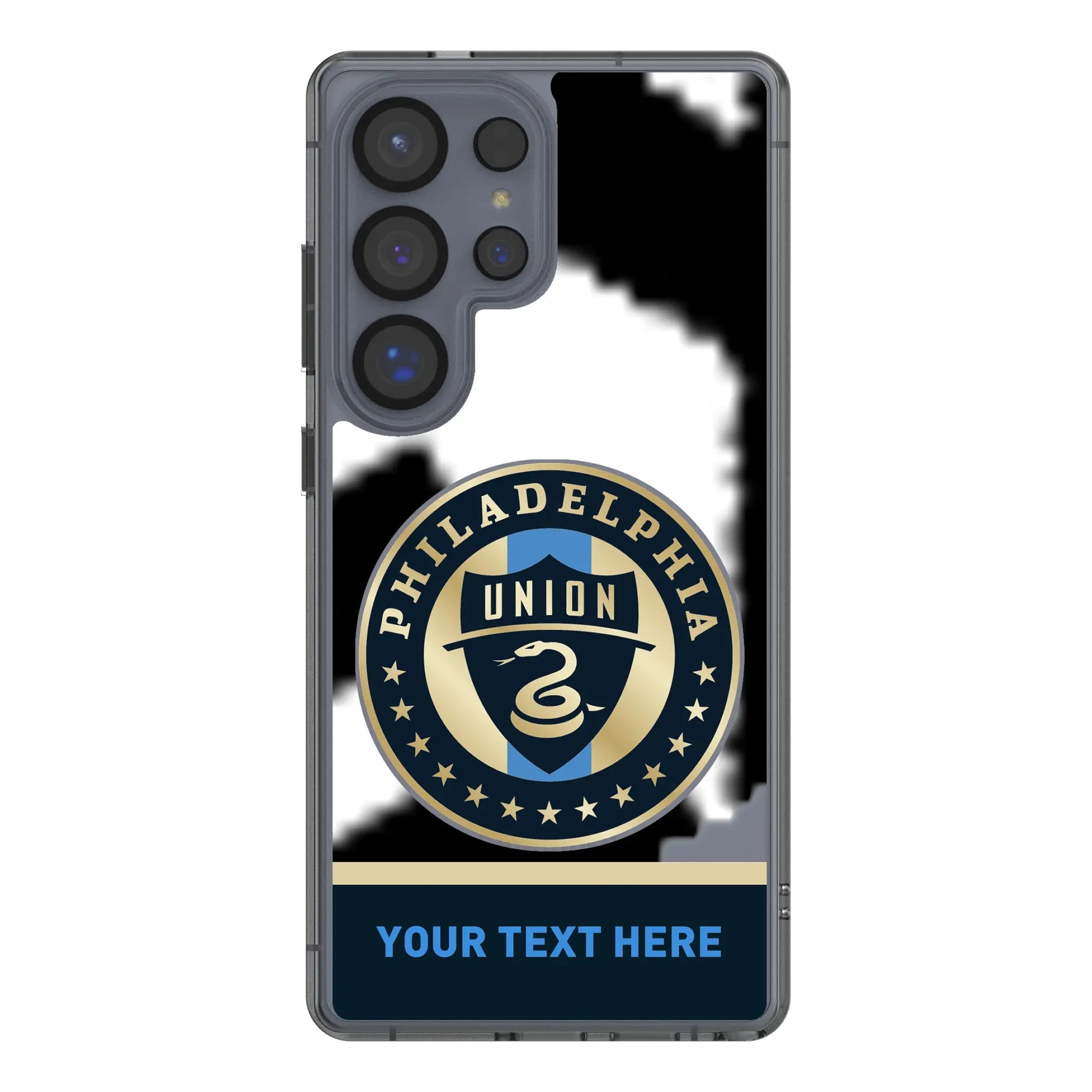 Philadelphia Union Personalized EndZone Plus Galaxy Clear Phone Case for Samsung Galaxy