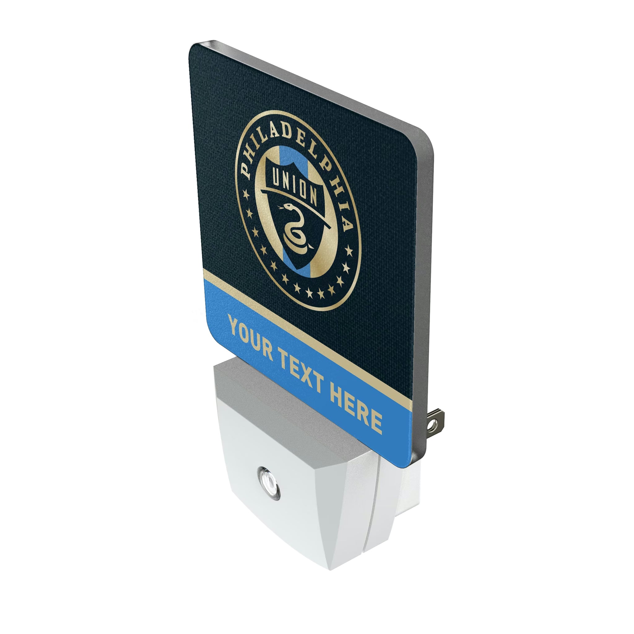 Philadelphia Union Personalized Endzone Solid Night Light 2-Pack - Isometric View