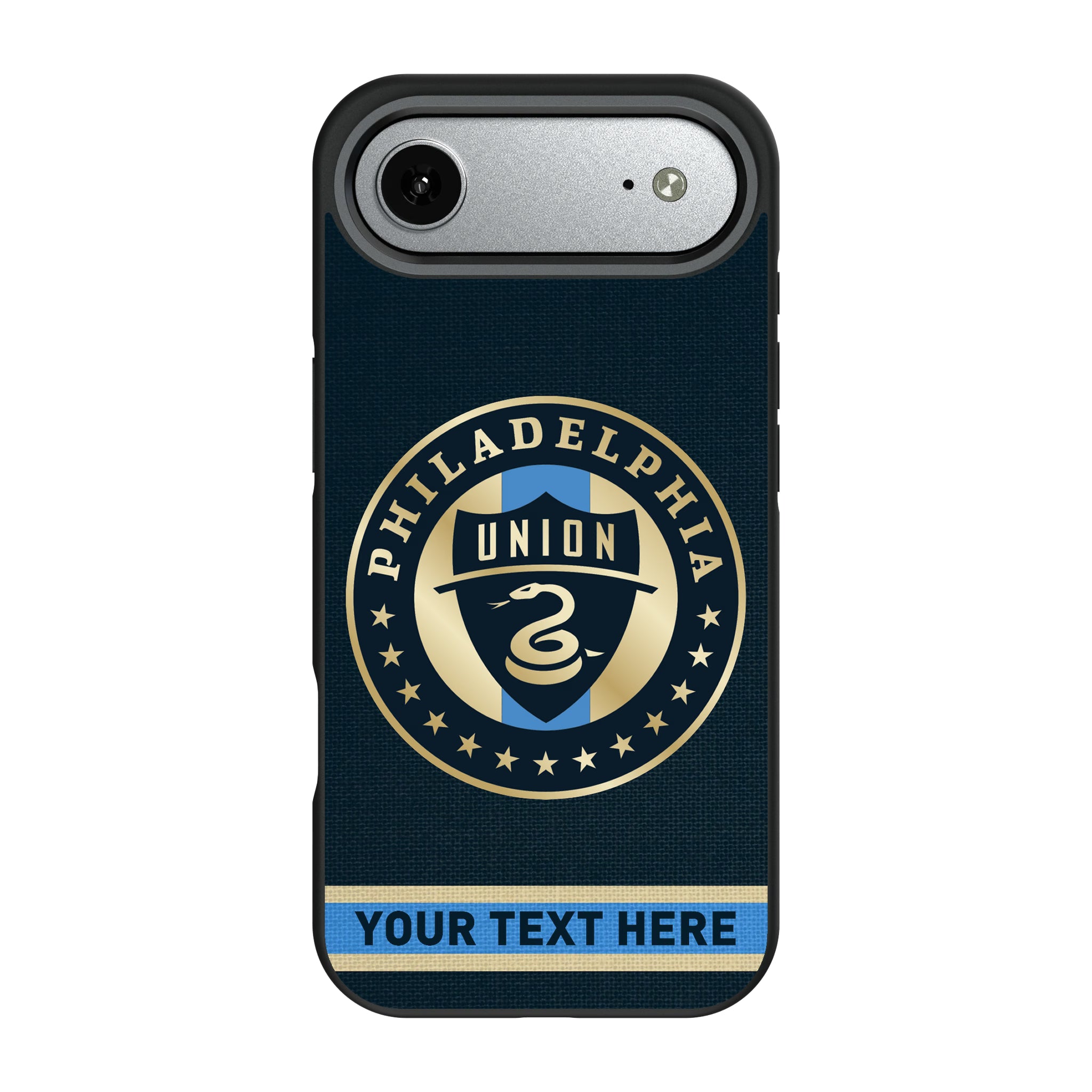 Philadelphia Union Personalized Stripe iPhone Bump Phone Case for Apple iPhone#Device_iPhone Air