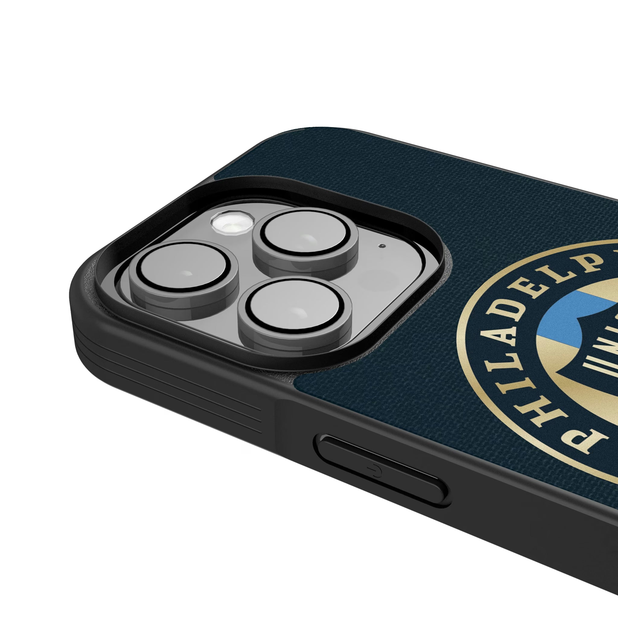 Philadelphia Union Personalized Stripe iPhone Bump Phone Case for Apple iPhone - Detail
